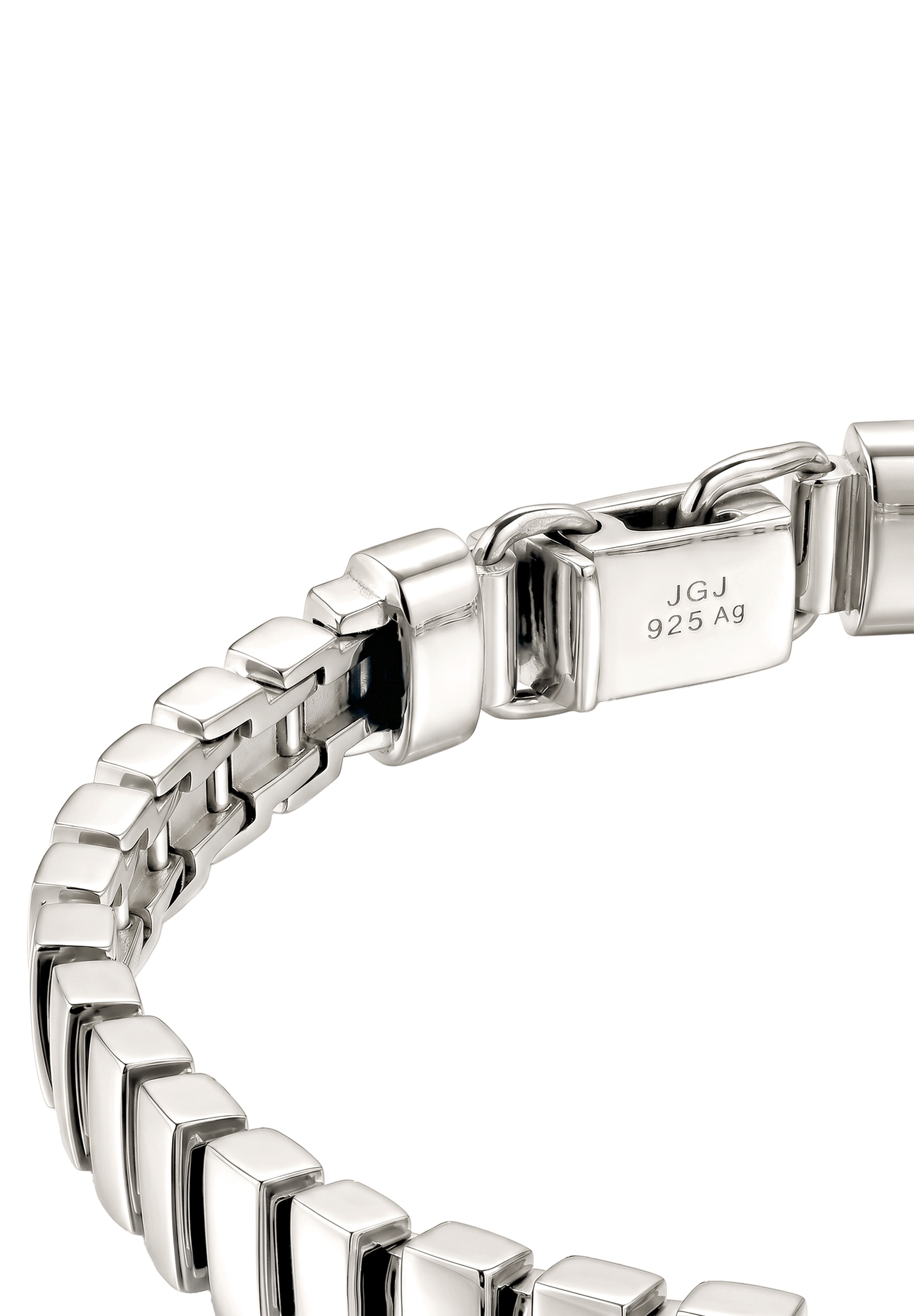 Kuzzoi Armkette »Armband ohne Stein Plättchen 925 Sterling Silber«