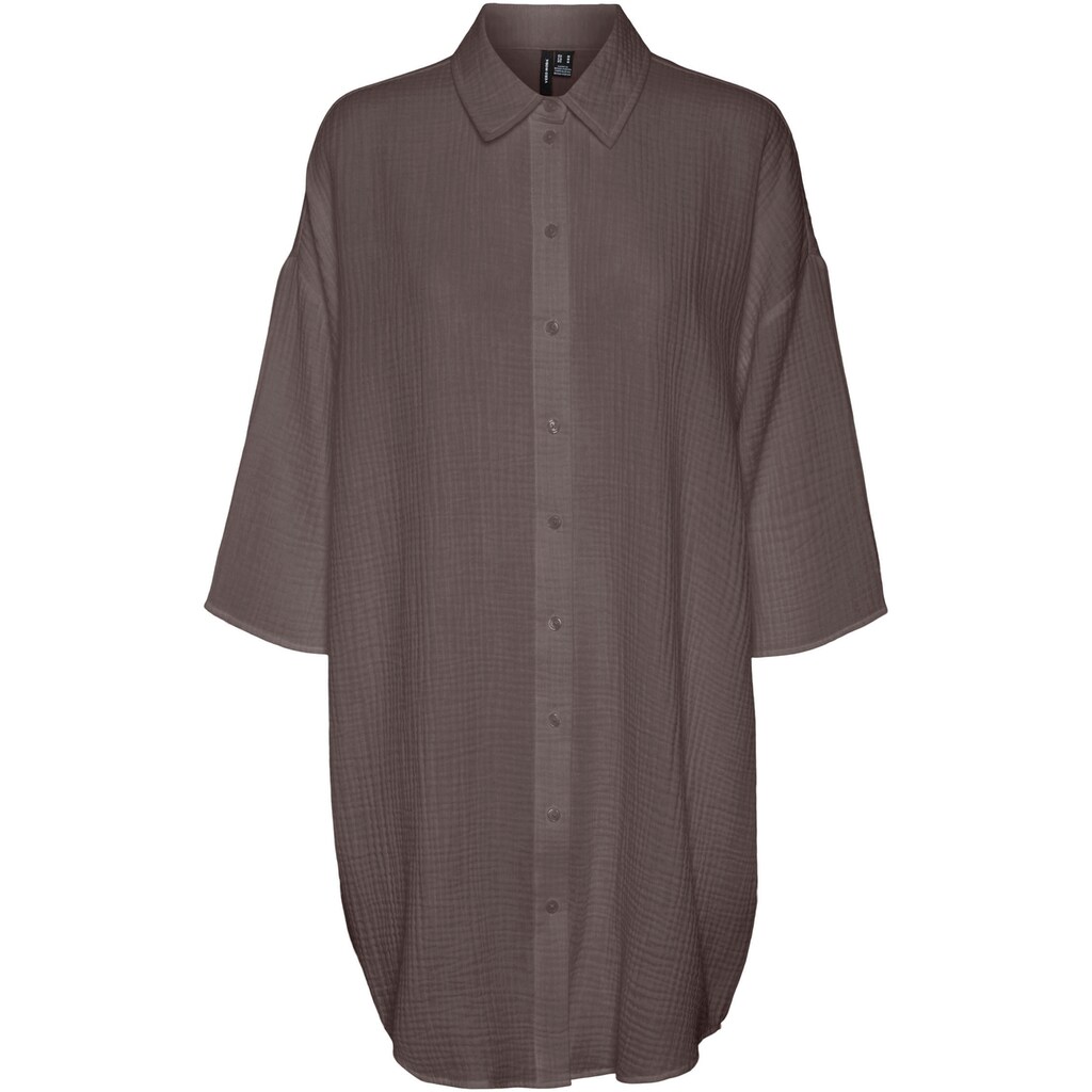 Vero Moda Hemdblusenkleid »VMNATALI 3/4 LONG OVERSHIRT NOOS«