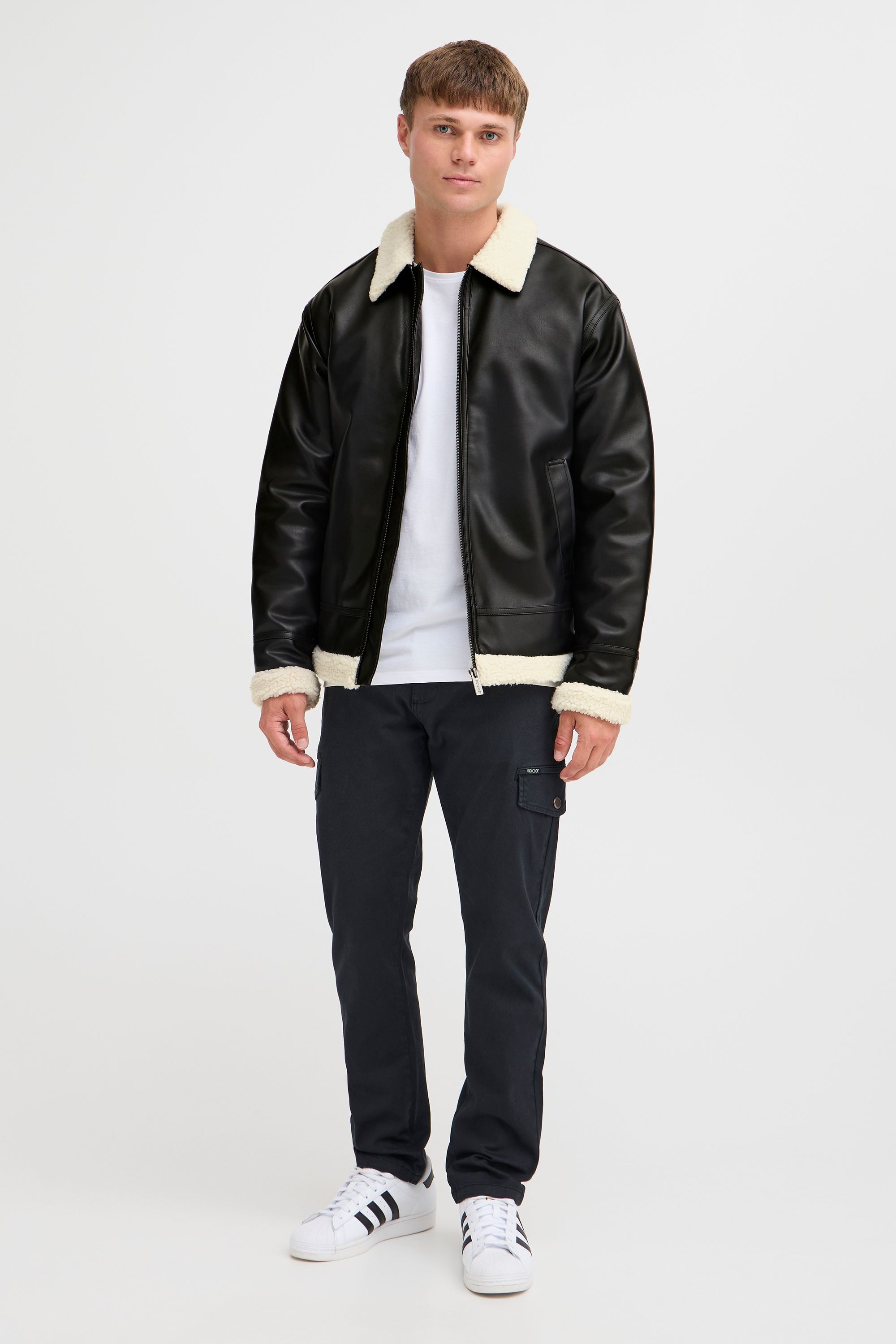 Indicode Lederjacke »Lederjacke IDSulto«, ohne Kapuze