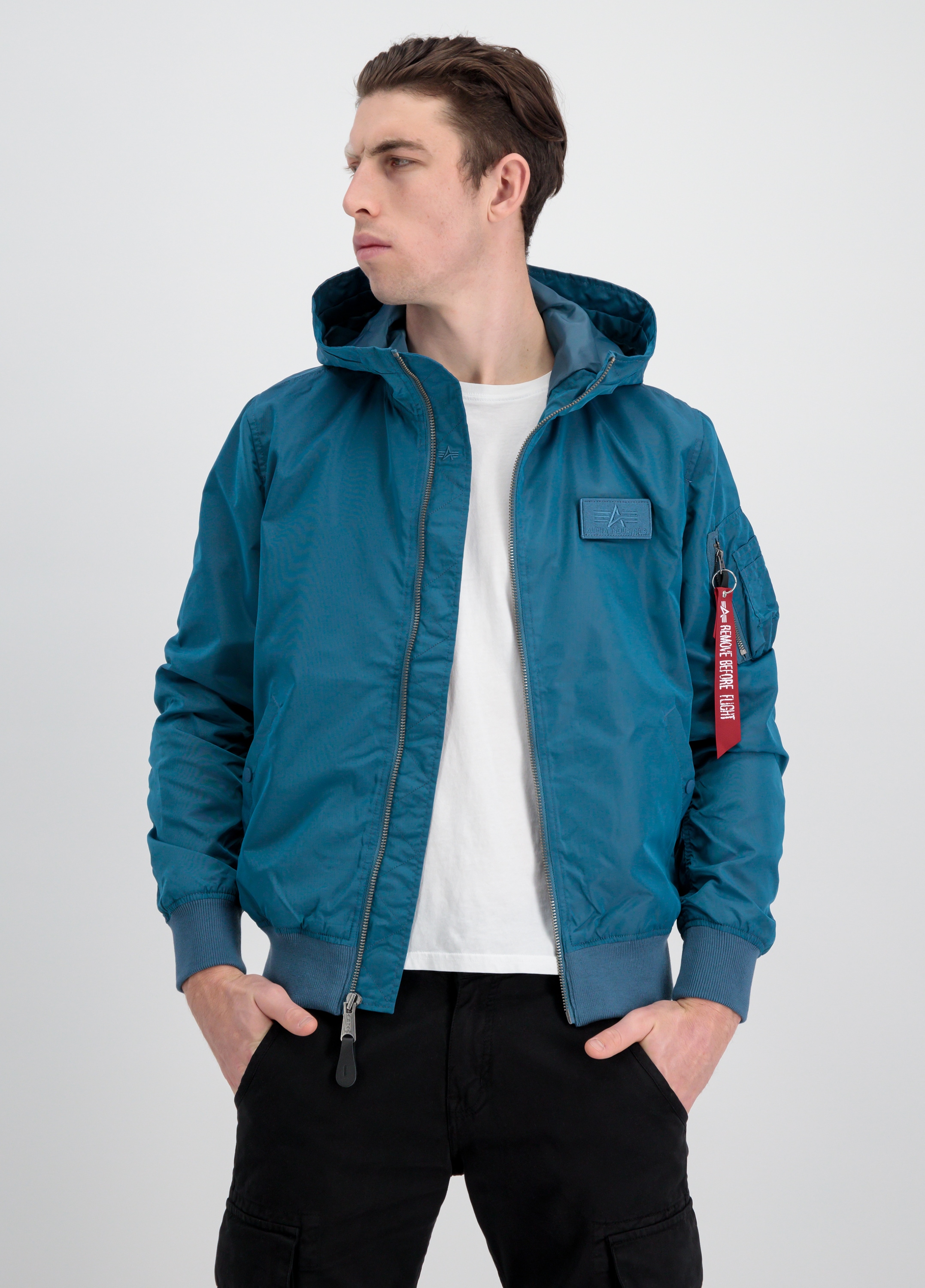 Alpha Industries Bomberjacke »Alpha Industries Men - Bomber Jackets MA-1 LW Hooded«