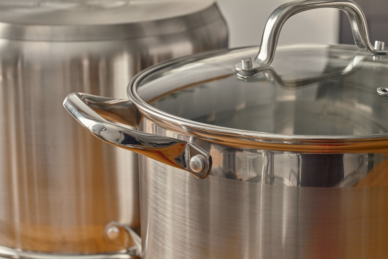 RESTO Kitchenware Kochtopf »Libra, Universaltopf energiesparend und spülmaschinenfest« 2 Stk. tlg. Edelstahl 18/10