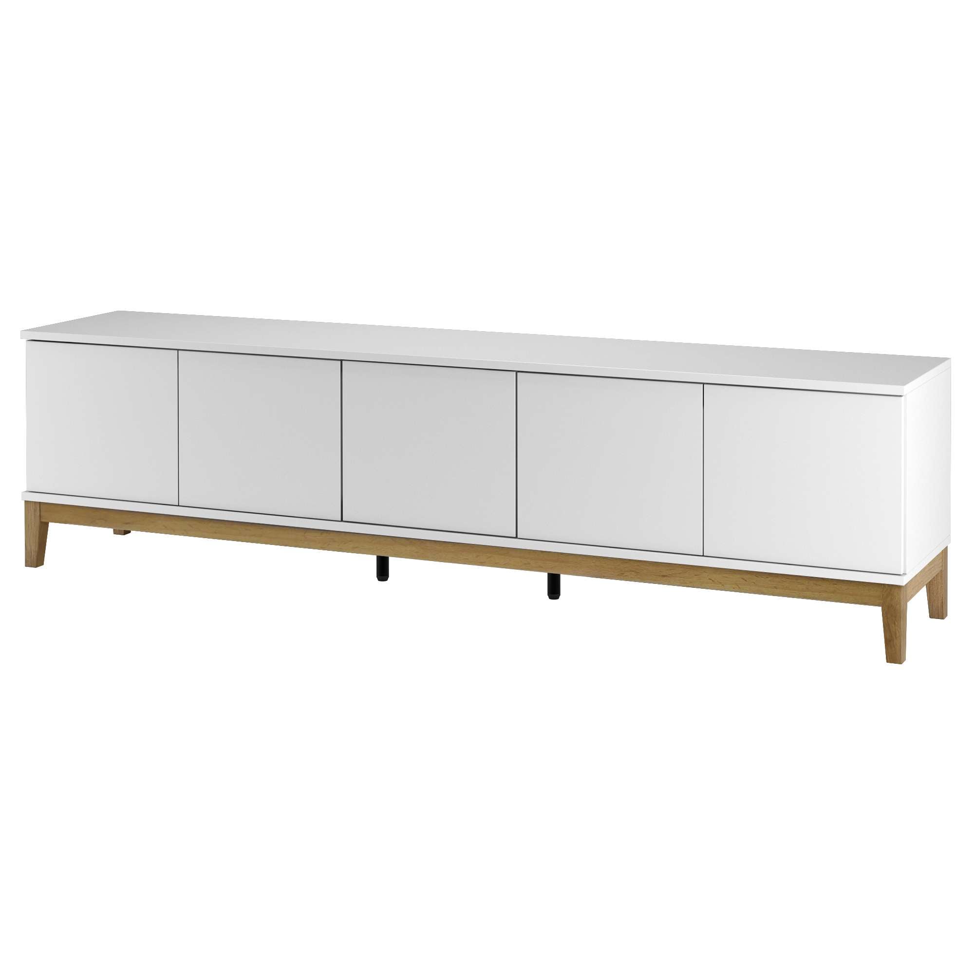 andas Lowboard »Maryd« TV-Kommode mit Kabeldurchführung, Push-to-Open Funktion, Breite 200 cm