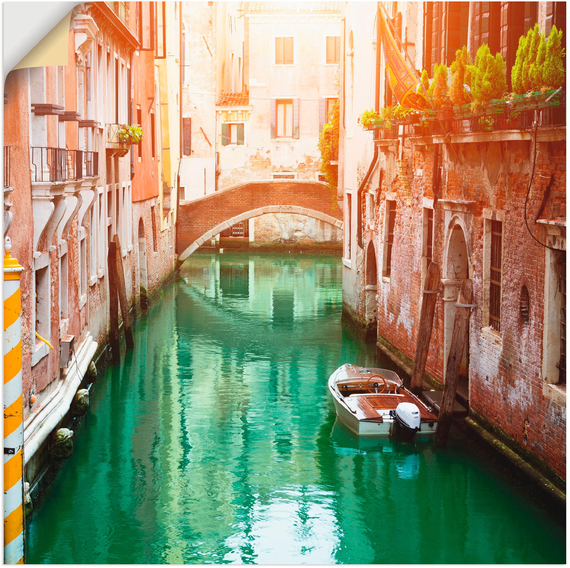 Wandaufkleber bei Canal«, Leinwandbild, Größen Alubild, versch. OTTO »Venedig Poster St.), bestellen (1 als in Wandbild Artland oder Italien,