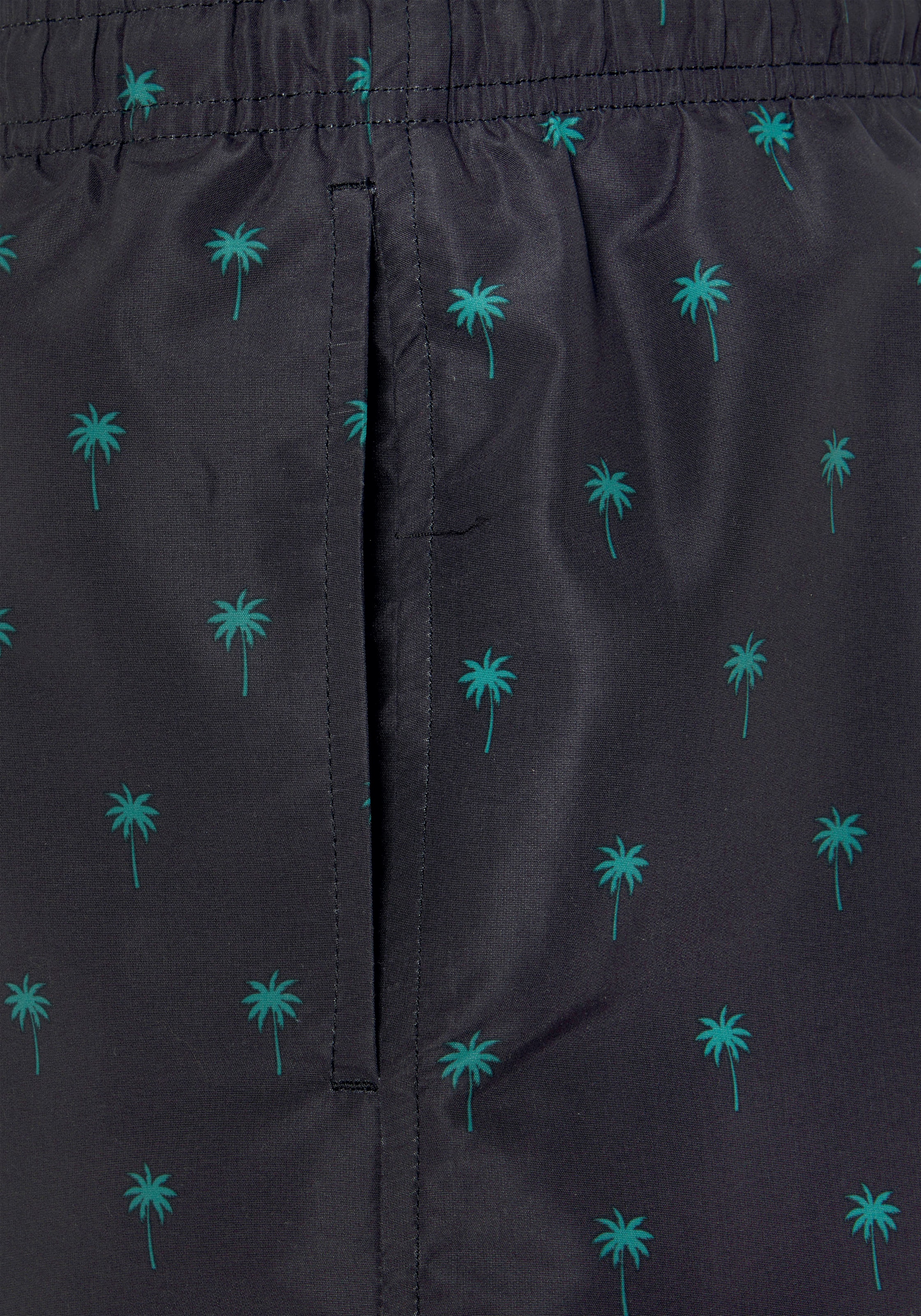 s.Oliver Badeshorts, mit Palmen-Design