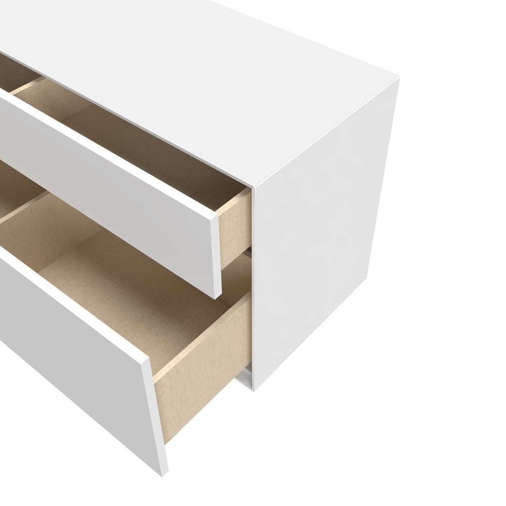 LeGer Home by Lena Gercke Lowboard »Essentials, TV-Board, TV-Kommode, TV-Schrank,  TV-Möbel« 2 Stk. tlg. Breite: 222 cm, UV lackiert, Push-to-open-Funktion