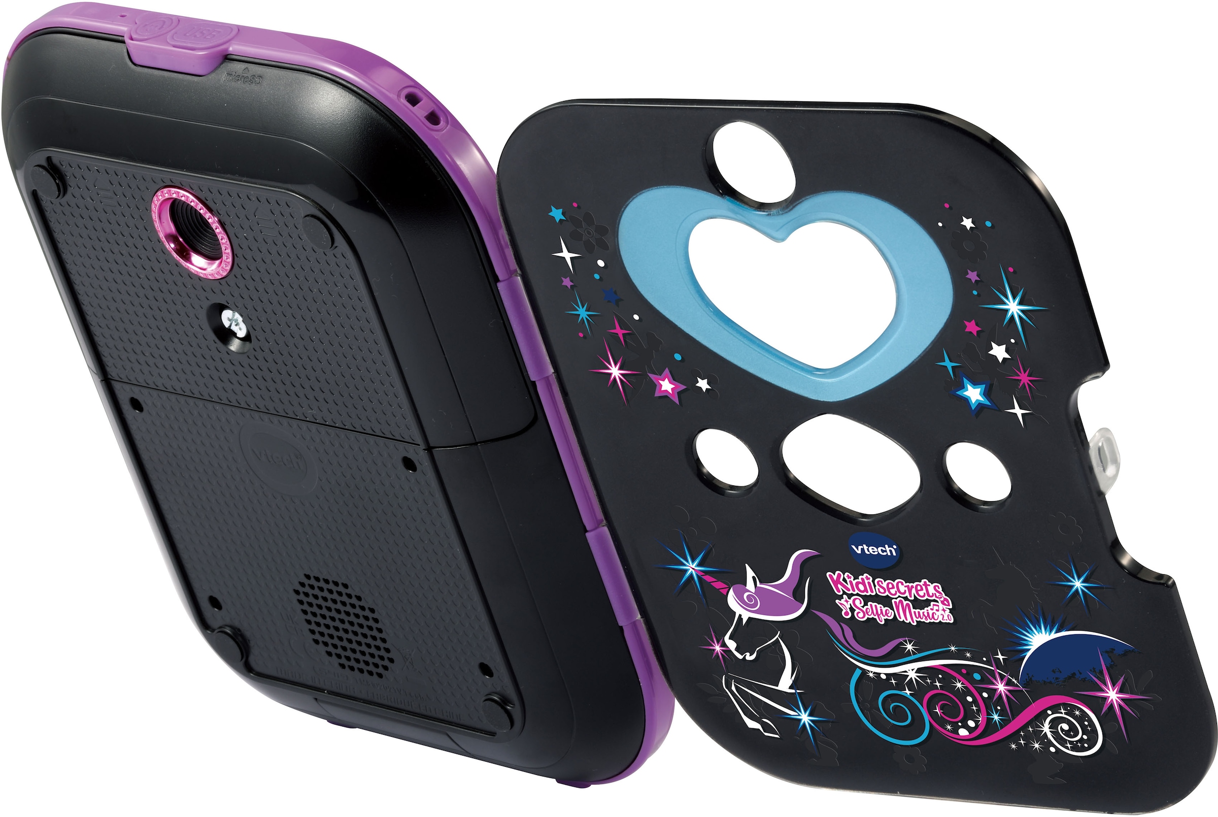 Vtech® Elektronisches Tagebuch »Kiditronics, KidiSecrets Selfie Music 2.0, black«