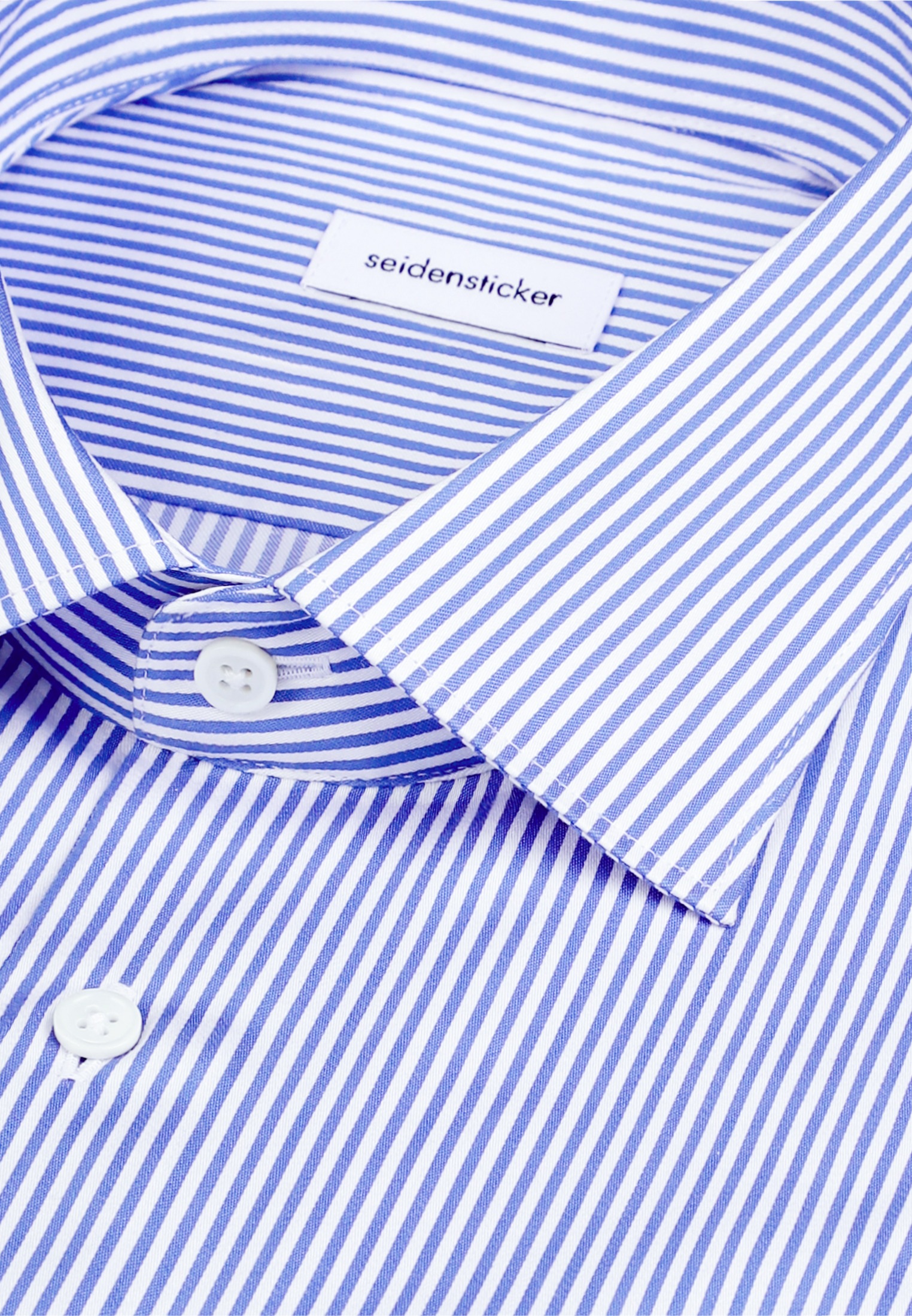 seidensticker Businesshemd »Schwarze Rose« Slim 1/1 Kentkragen Gestreift