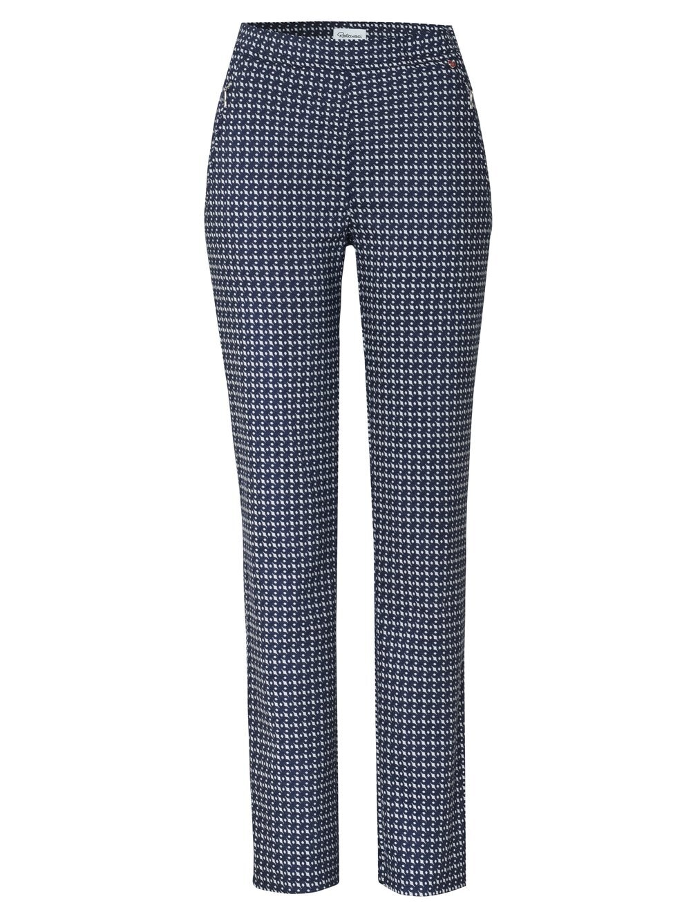 Relaxed Stretch-Hose »Alice Slim«  aus strukturiertem Jacquard