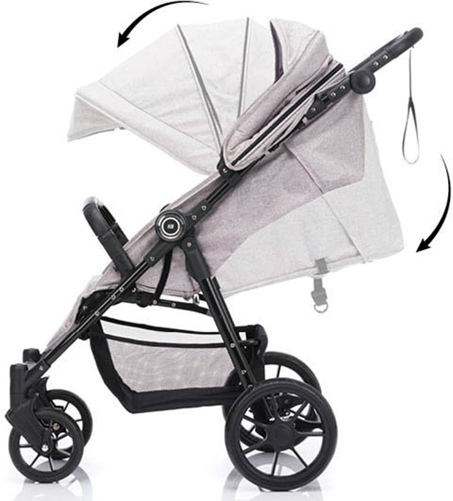 Fillikid Kinder-Buggy »Buggy Fill Allrounder, grau melange«, 22 kg