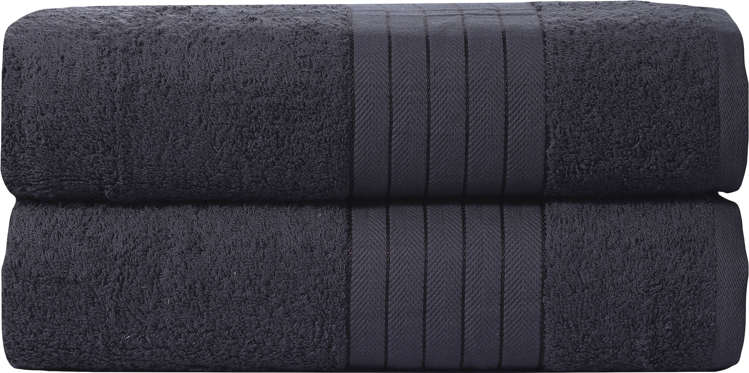 Uni Egeria Streifenbordüre, extrem saugfähig, Baumwolle bei kaufen OTTO Touch«, (1 »Micro Programm reine mit Badetuch St.),