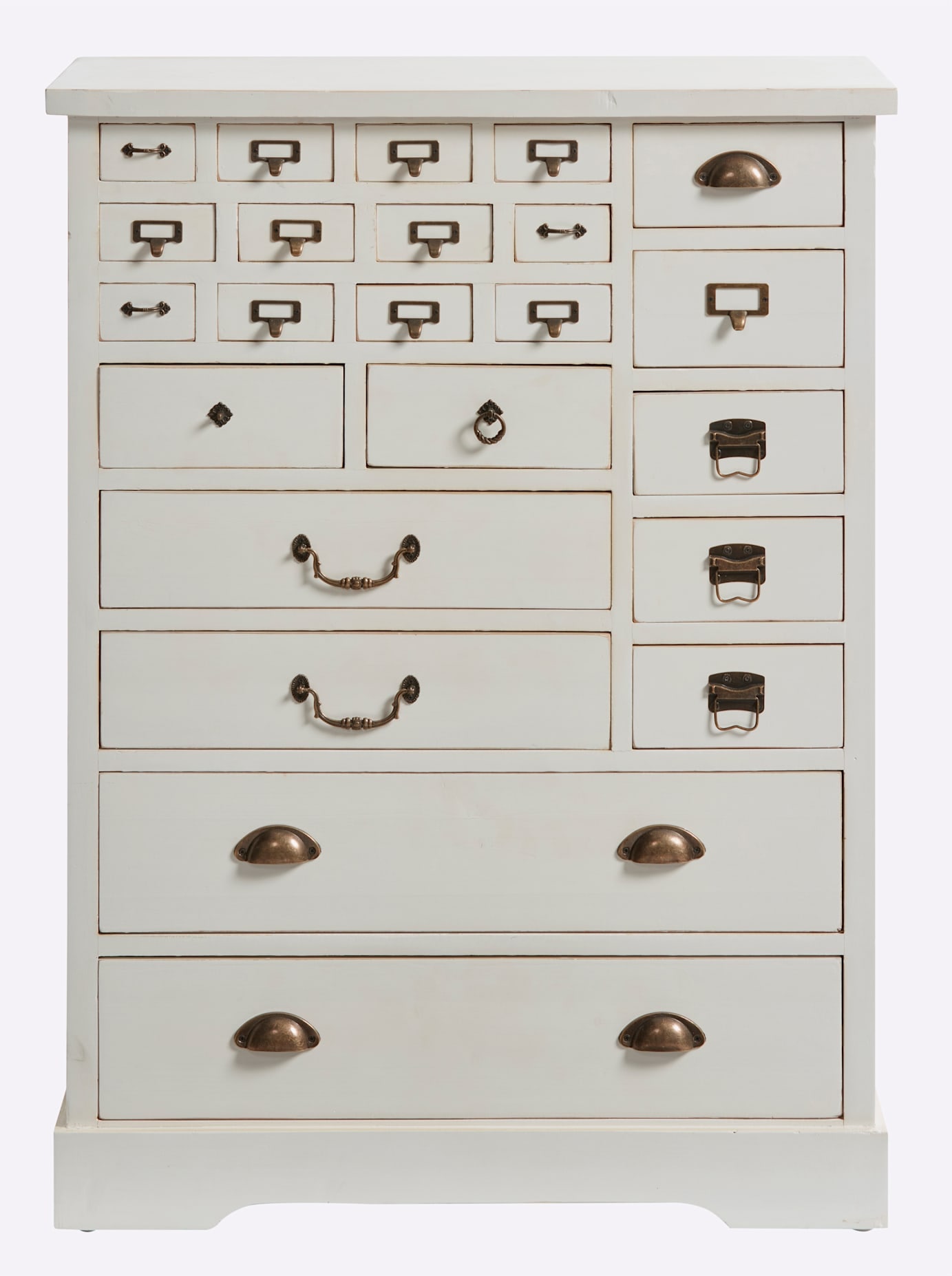 Heine Home Kommode in weiß, Größe B/H/T: 80,5 cm x 108,5 cm x 35 cm