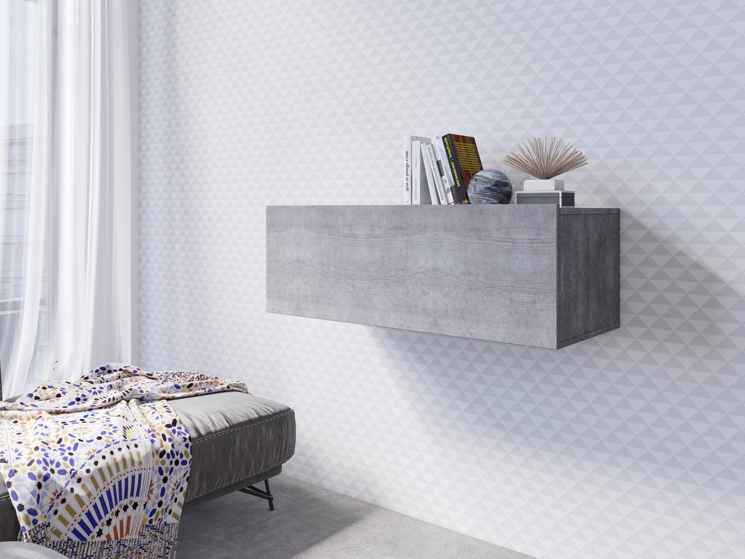 TRENDMANUFAKTUR Hängeschrank »Vento«, Höhe 30,8 cm