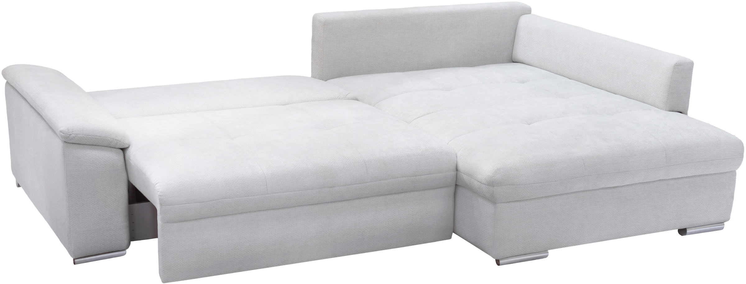 exxpo - sofa fashion Ecksofa »Casa Grande inkl. Bettfunktion, Bettkasten, bequem«, L-Form, guter Sitzkomfort, grioße Liegefläche