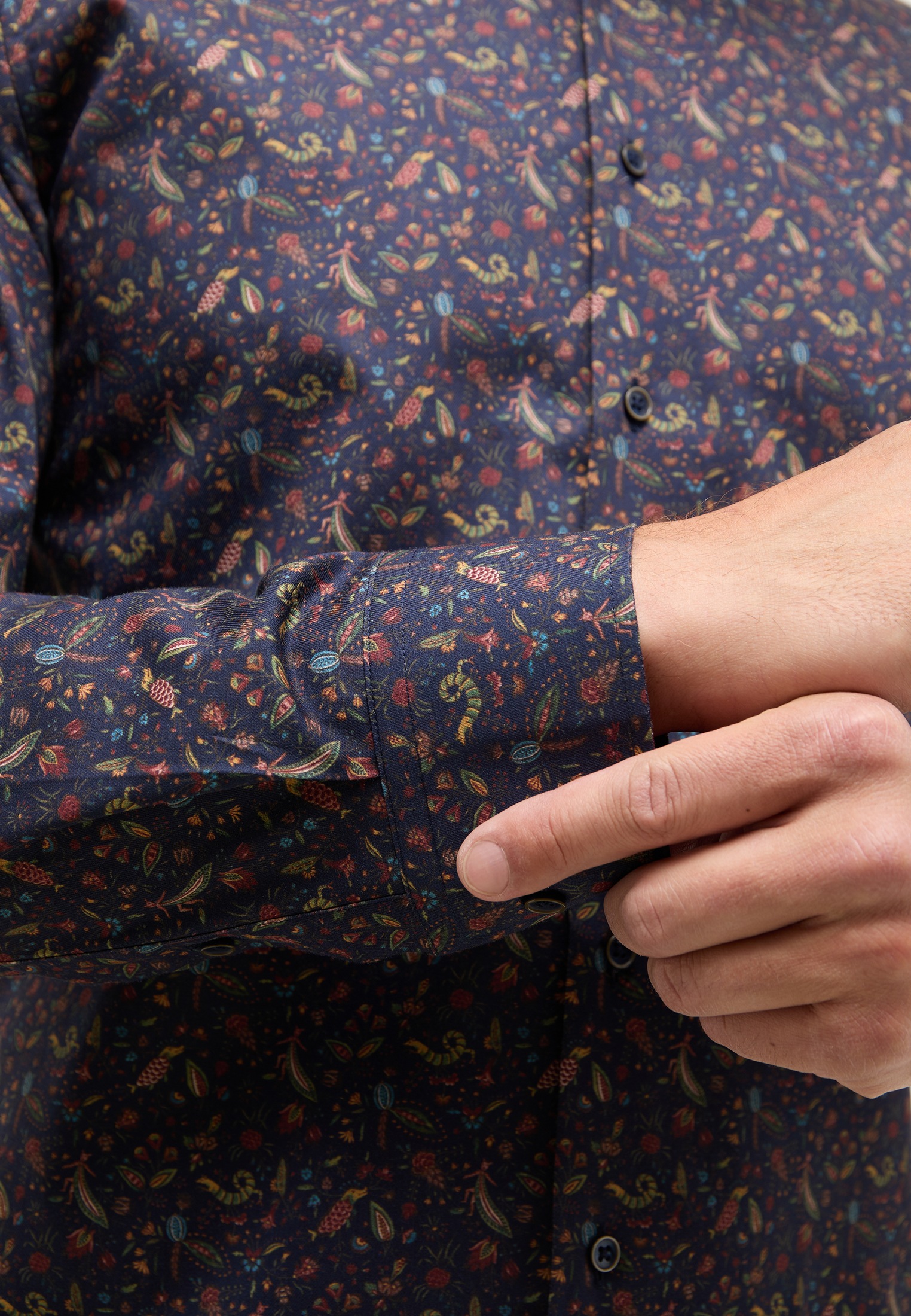 Eterna Langarmhemd »SLIM FIT«, NON IRON (bügelfrei)