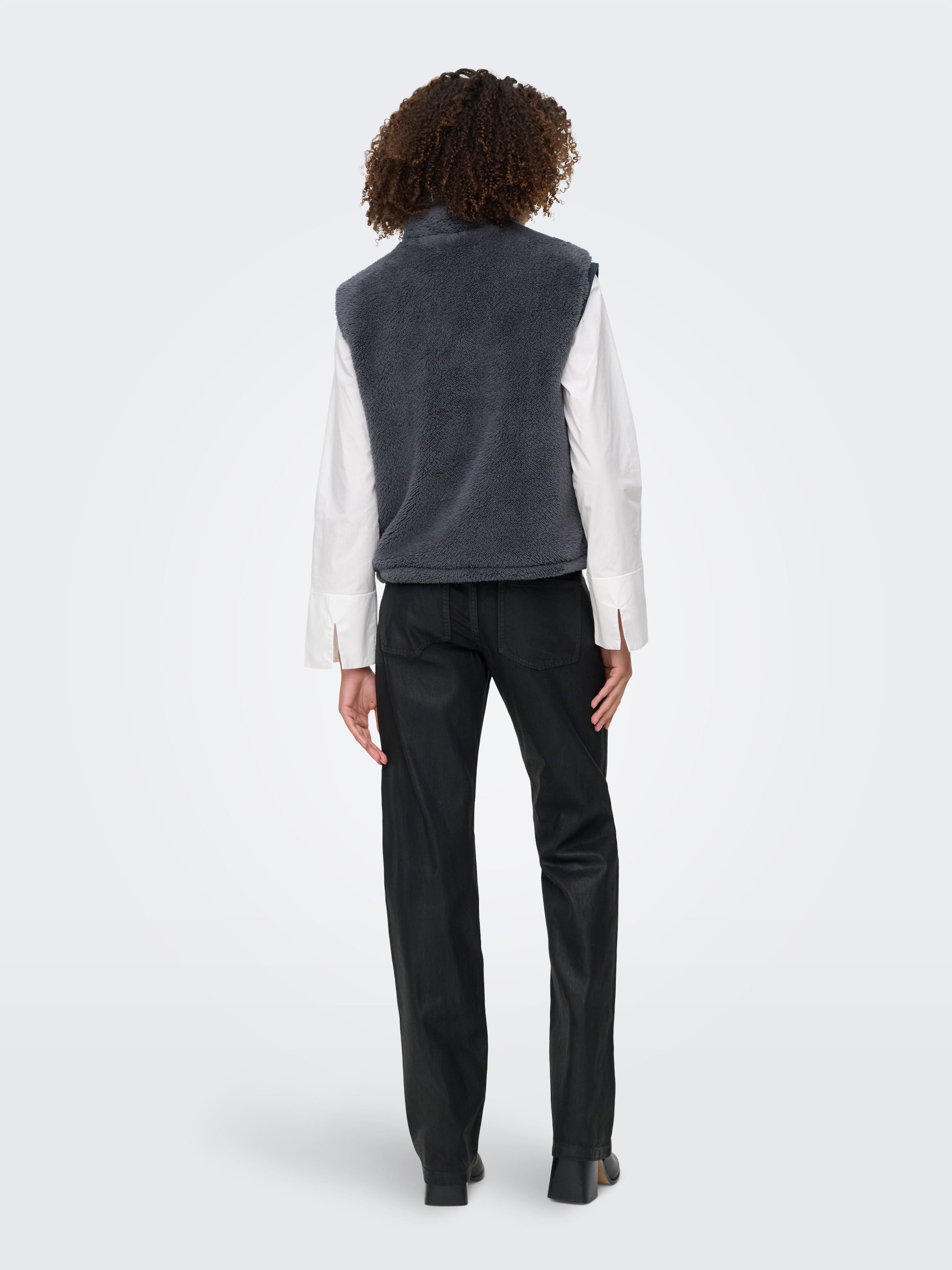 ONLY Plüschweste »ONLBARI LIFE TEDDY WAISTCOAT OTW« Kunstfaser
