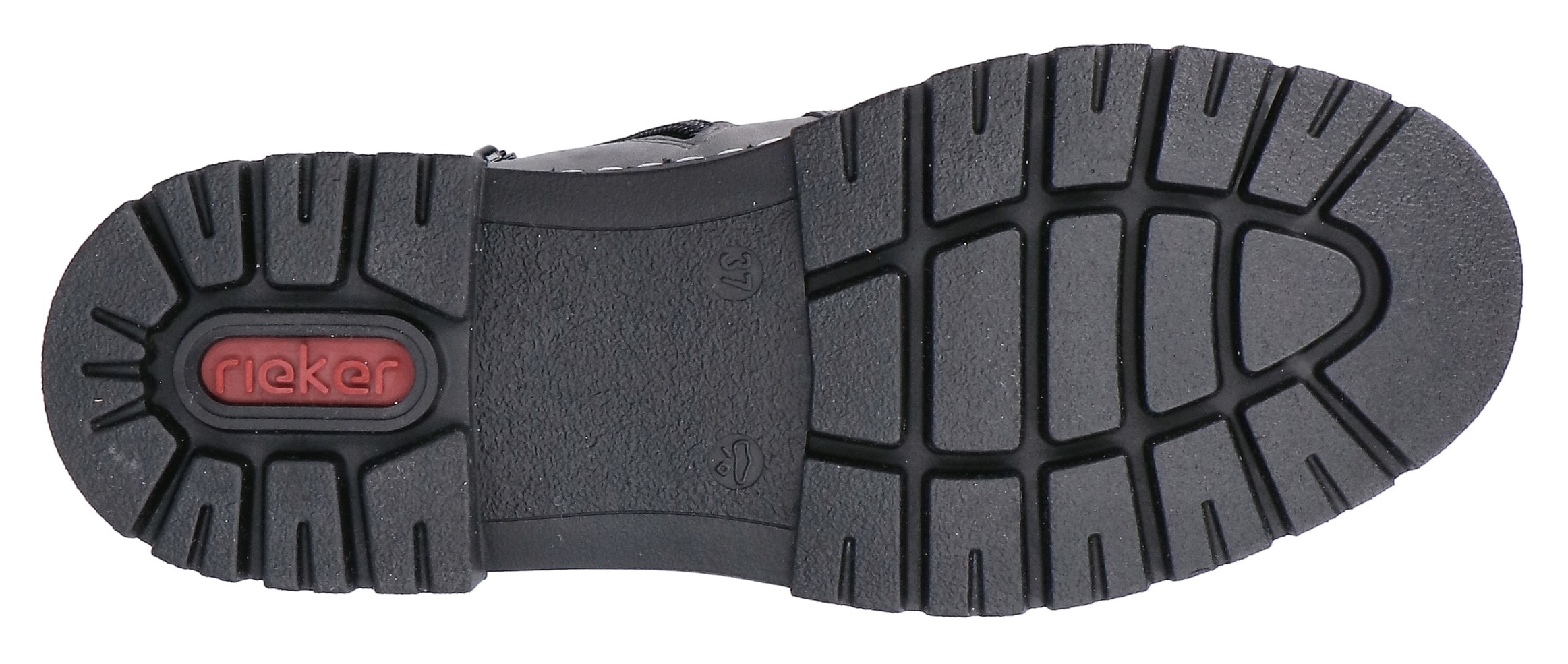 Rieker Chelseaboots  Winterstiefelette, Winterboots, Blockabsatz, mit Stretcheinsatz