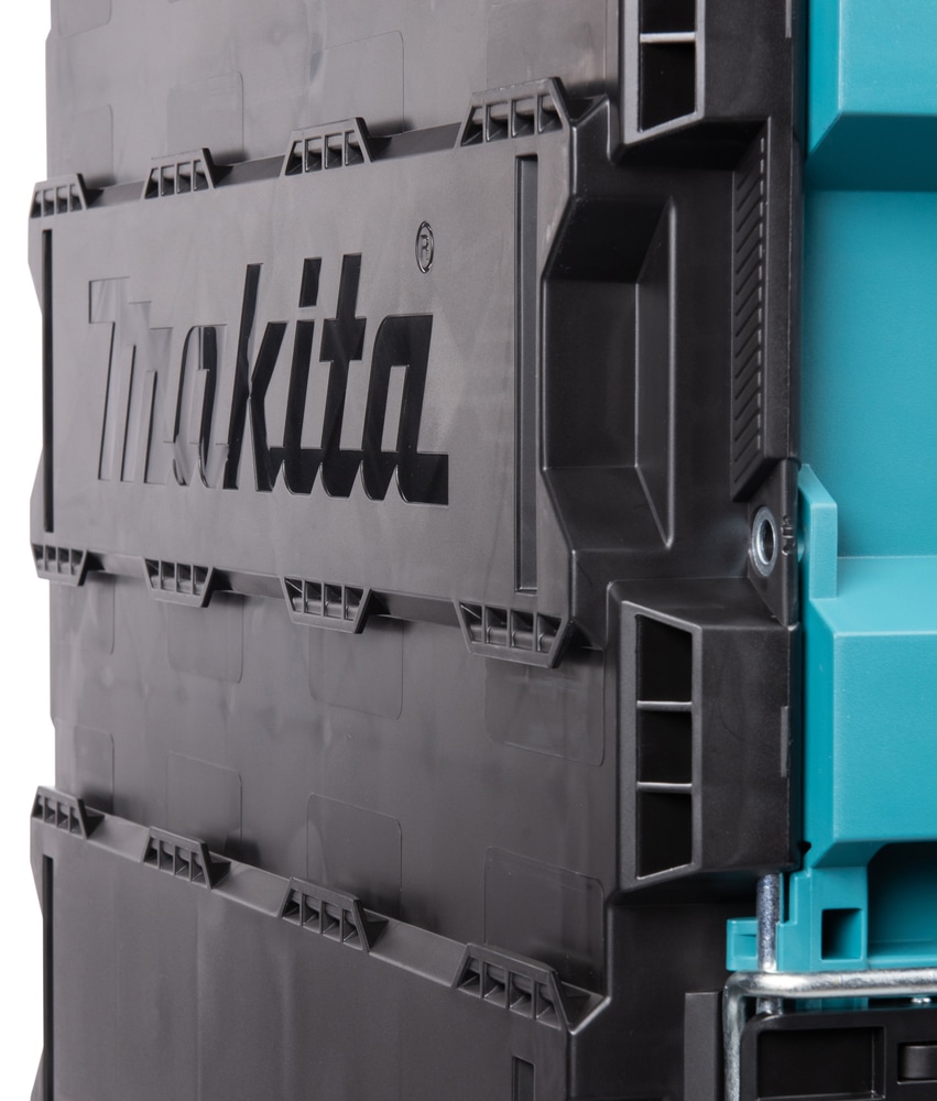 Makita Werkzeugtrolley »MAKTRAK  L »P-91001« max. 113 kg, 81,9 L, 23 cm Ø Räder, Gecko-Grip« Effizientes Be- und Entladen mit dem MAKTRAK Koffer Sortiment