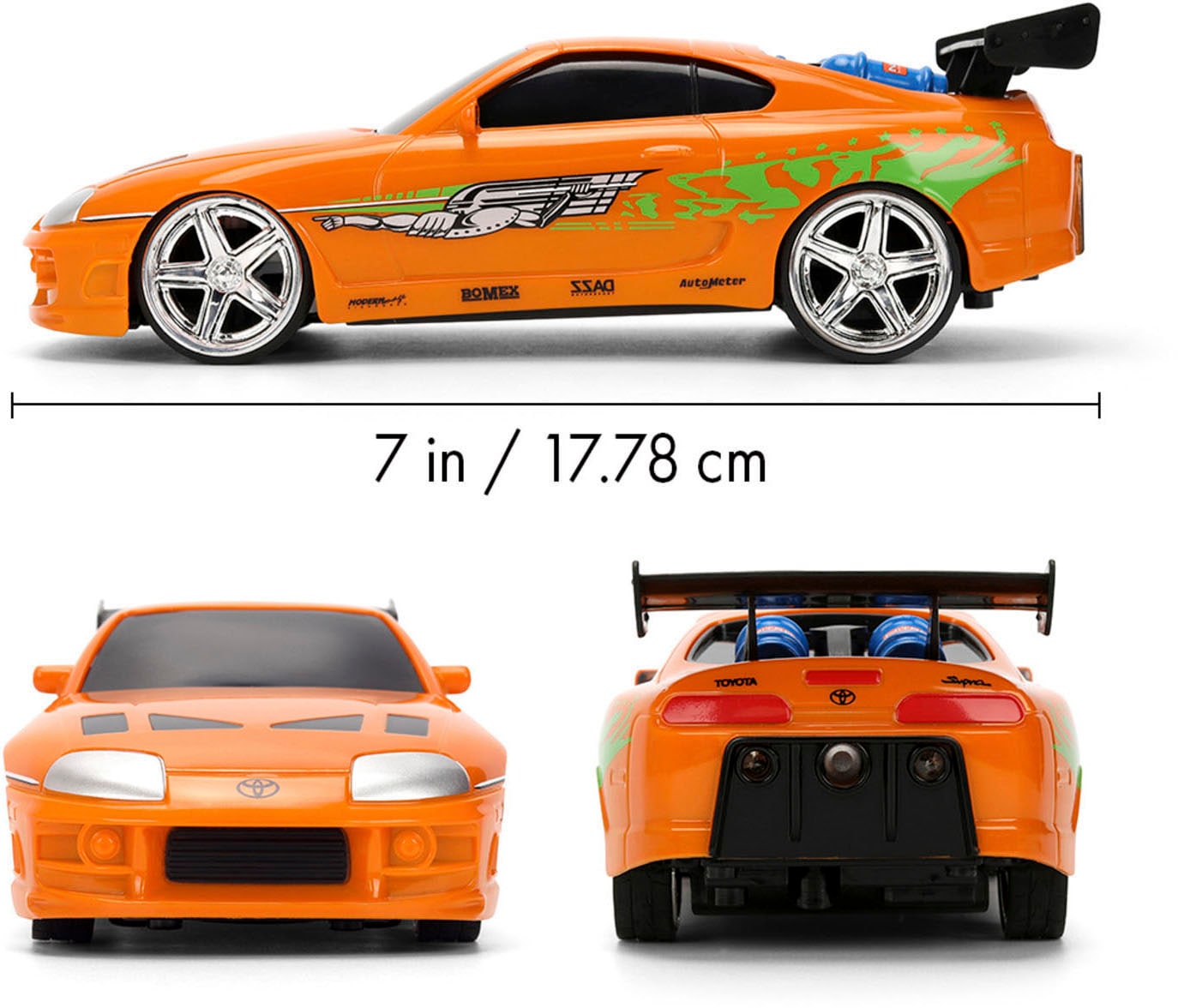 JADA RC-Auto »RC Fast&Furious Nitro Powered Vapor 1:24« mit Turbo, Licht & Wasserdampf,