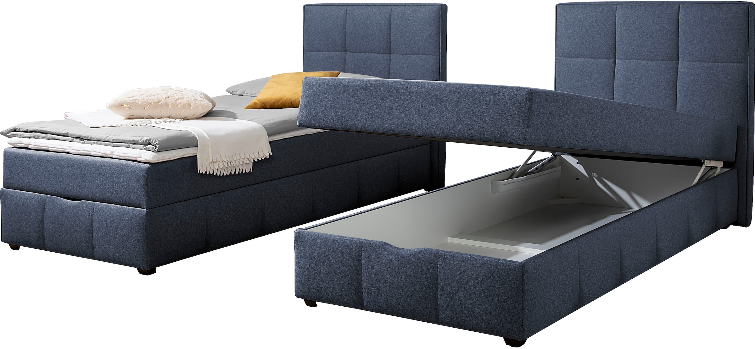 Home affaire Boxbett Boxbett mit Bettkasten, inkl. Topper