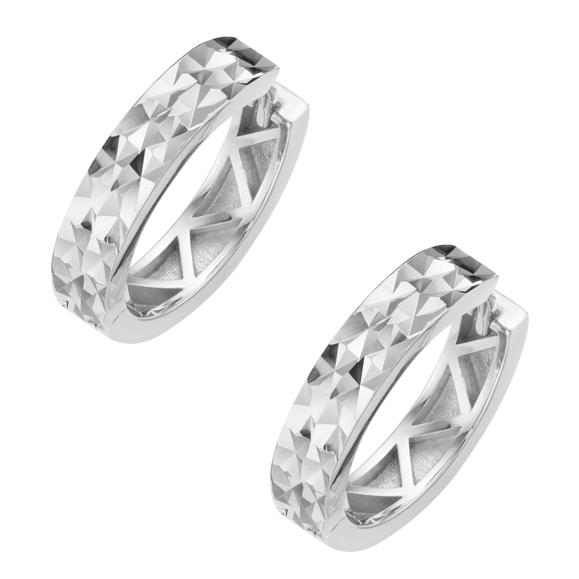 Firetti Paar Creolen »Schmuck Geschenk Silber 925 Ohrschmuck Ohrringe diamantiert«