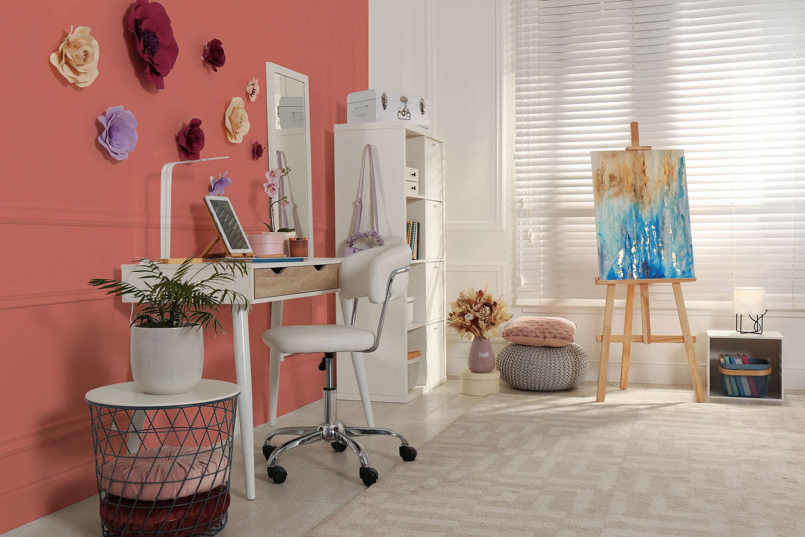 A.S. Création Wandfarbe »Premium Innenwandfarbe PURO Tuchmatt peachy pink« ideal für Wohnzimmer, Schlafzimmer, Flur und Küche, Farbwelt Pink