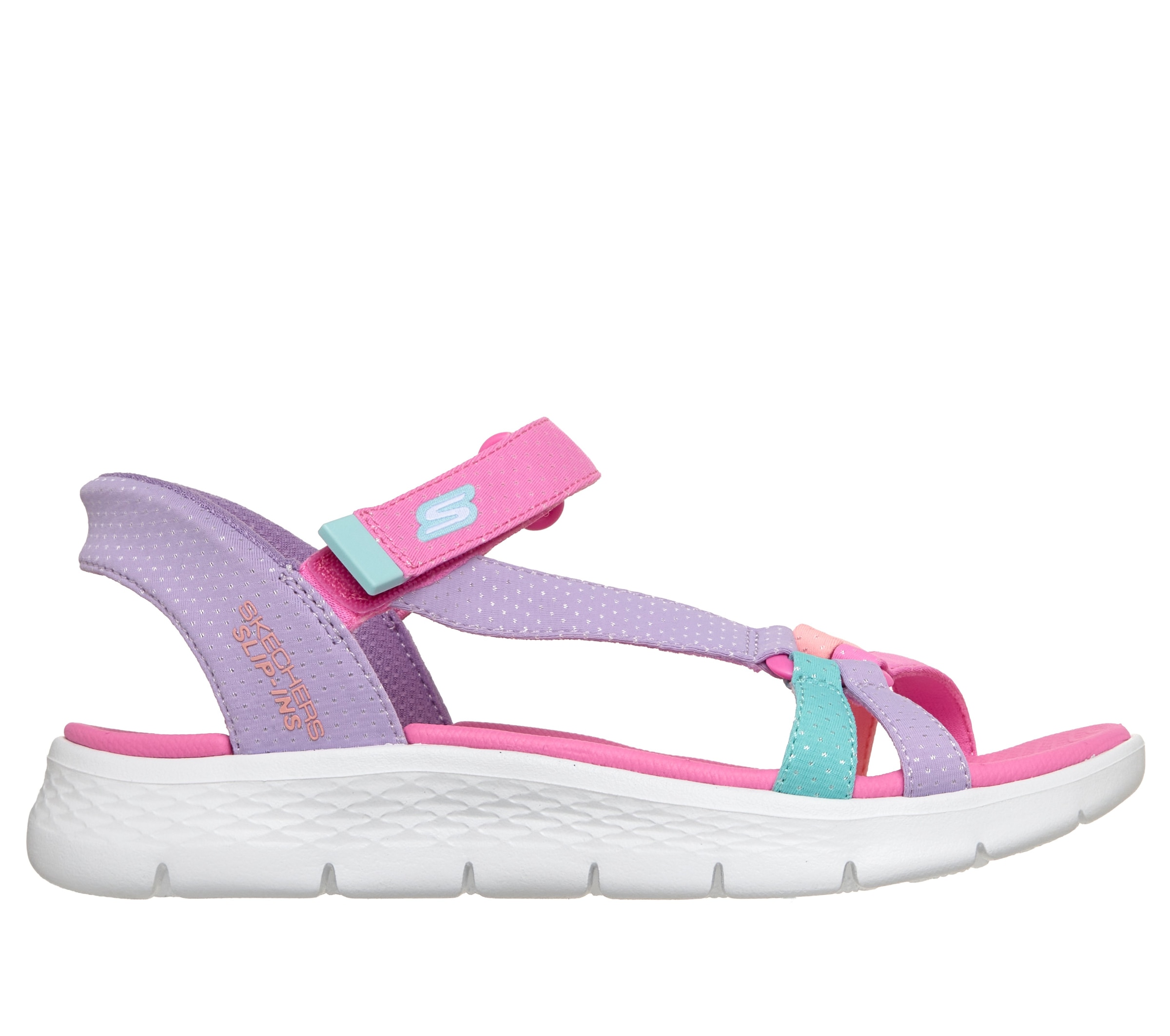 Skechers Sandale »GO WALK FLEX SANDAL«  Sommerschuh mit Klettverschluss, Größenschablone zum Download