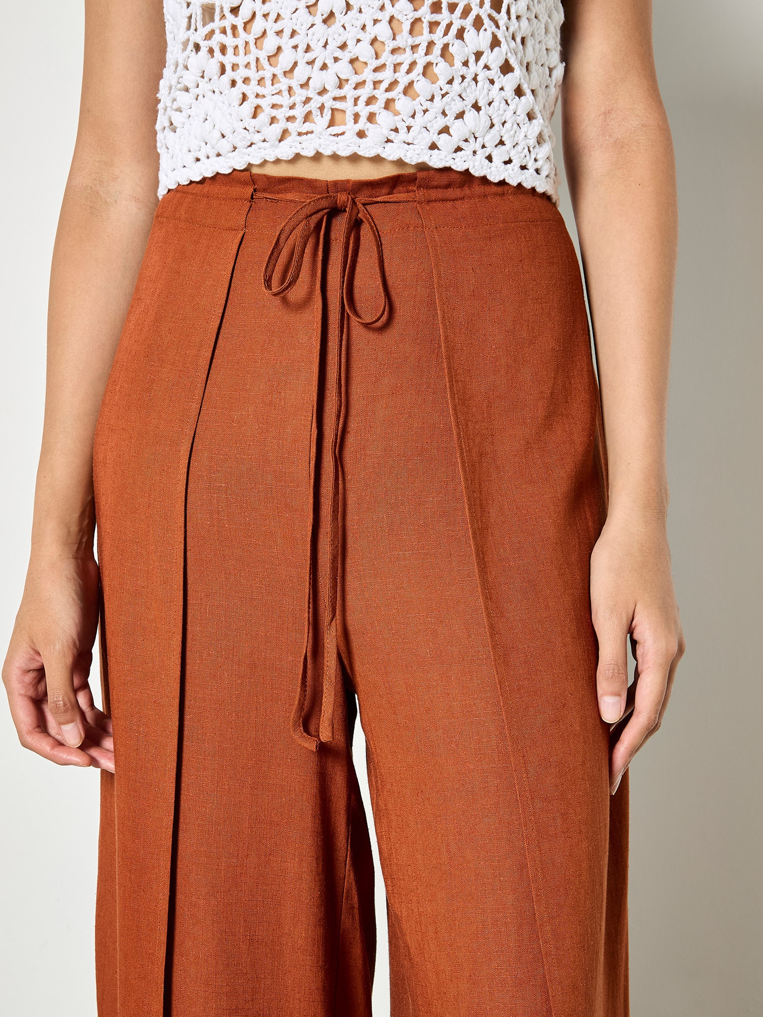 Apricot Leinenhose »Hose«  mit weitem Bein