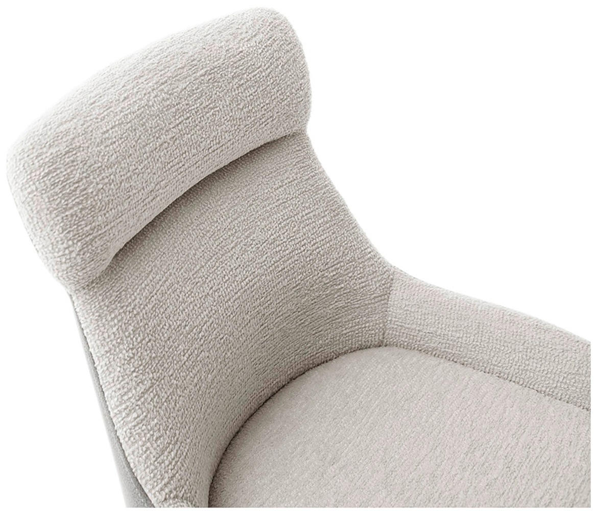 MCA furniture Esszimmerstuhl »PELION«, Feingewebe, (2er-Set), drehbar 360°, Dreh- & Schwingfunktion, Sitzhöhe ca. 50 cm