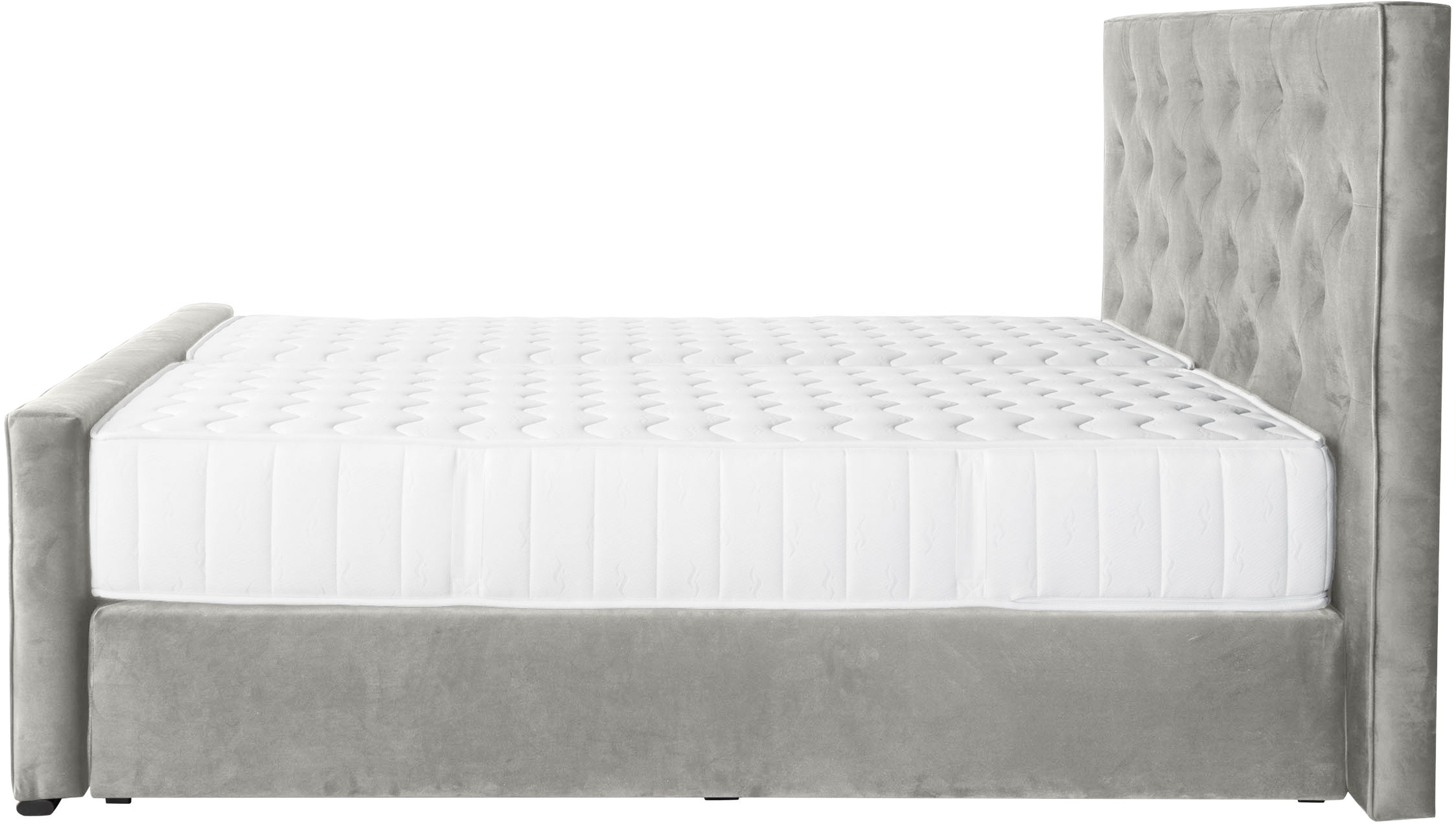 COLLECTION AB Boxspringbett »Florence inkl. Kingsize (28 cm) Matratze (H3) mit integriertem Topper«, inkl. Bettkasten, erhältlich in der Breite 180 cm