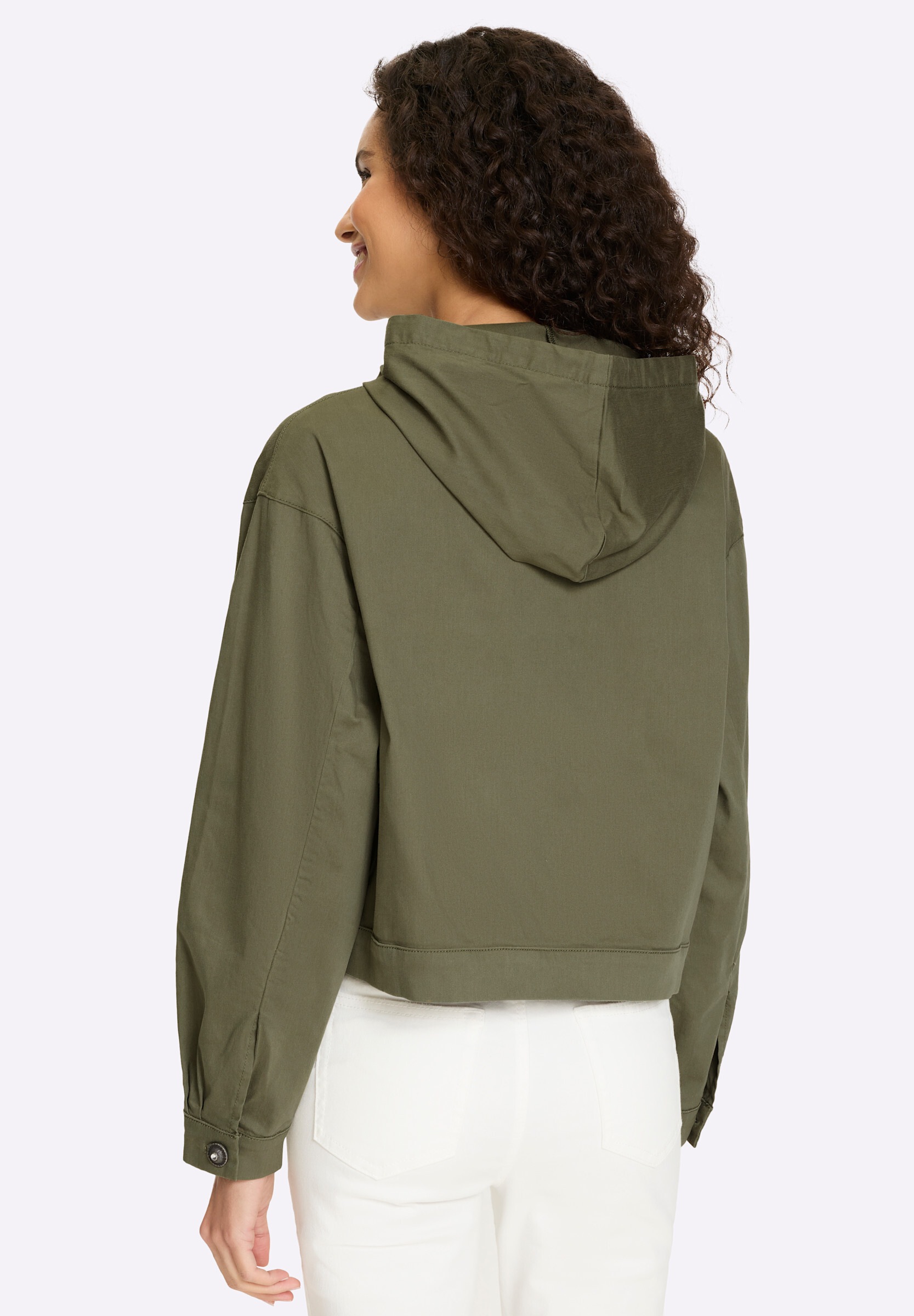 heine Jerseyblazer »Jeans-Jacke Jeansjacke mit Kapuze«