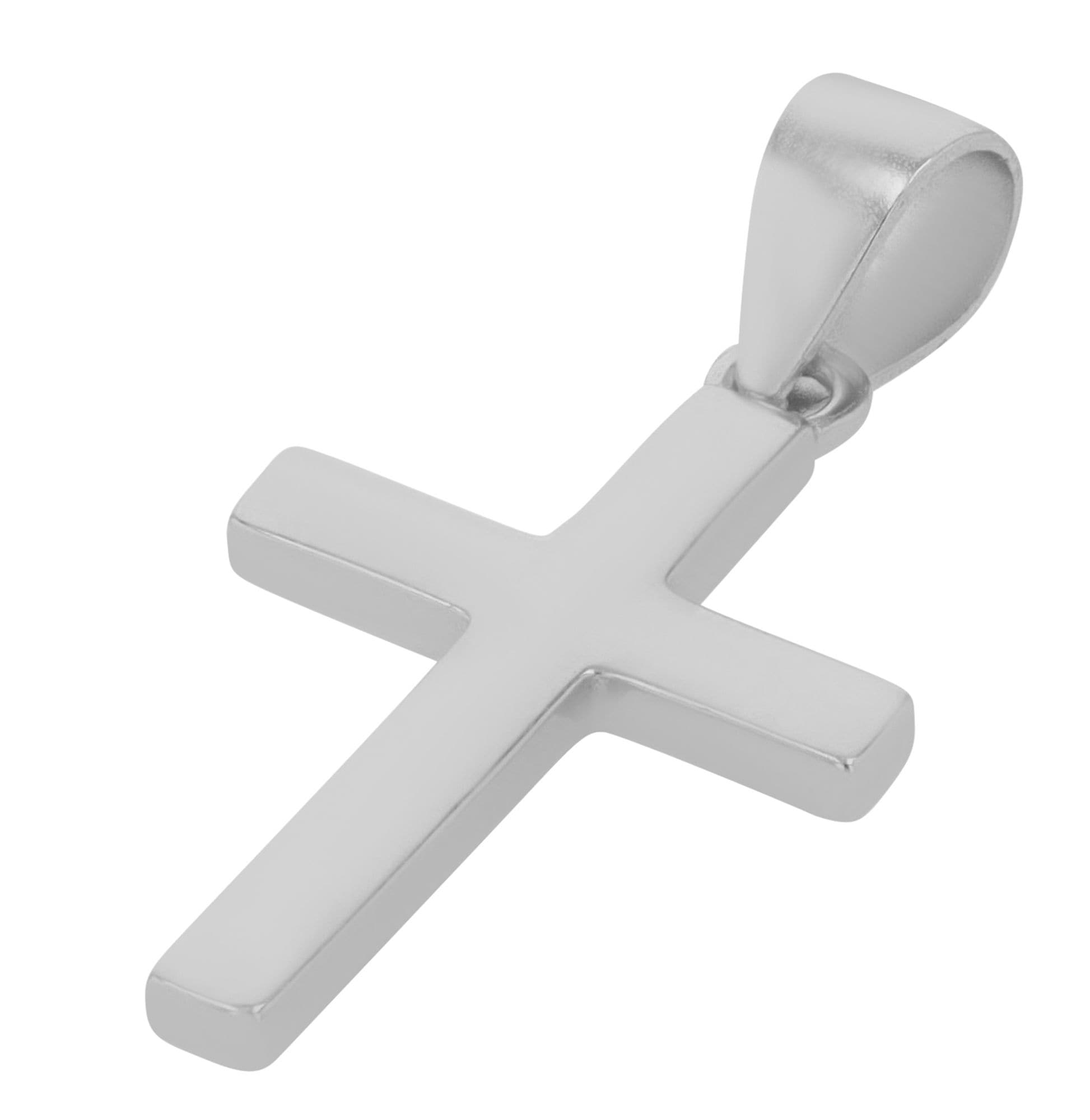 Adelia´s Kreuzanhänger »Unisex Anhänger ¿ Kreuz Kreuzanhänger aus 925 Silber«