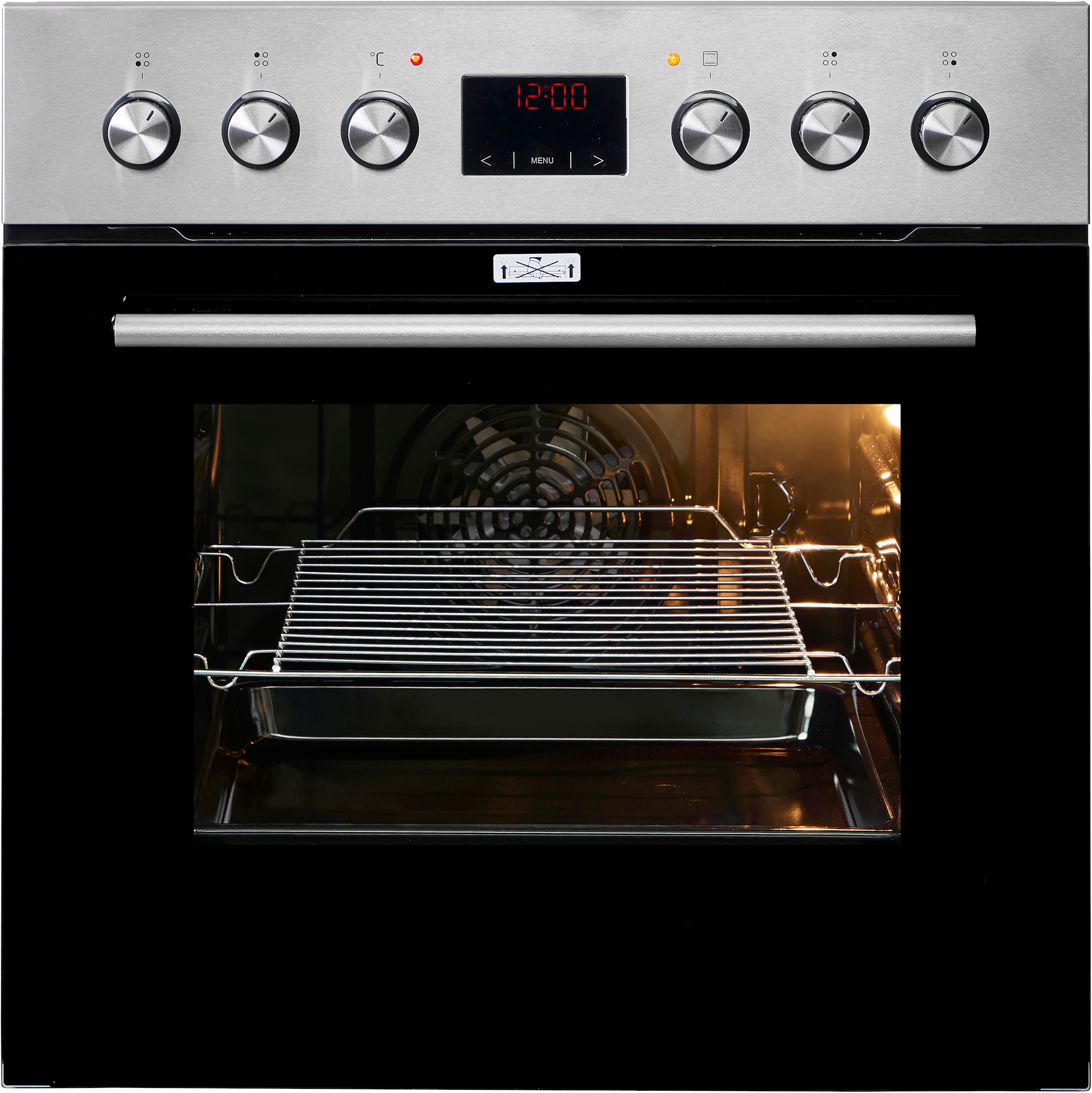 Amica Induktions Herd-Set »EHI 935 333 E« Steam Clean Backofen;Induktionskochfeld, 1 Stk. tlg. Alles im Griff: Timer, klare Sicht, schnell sauber