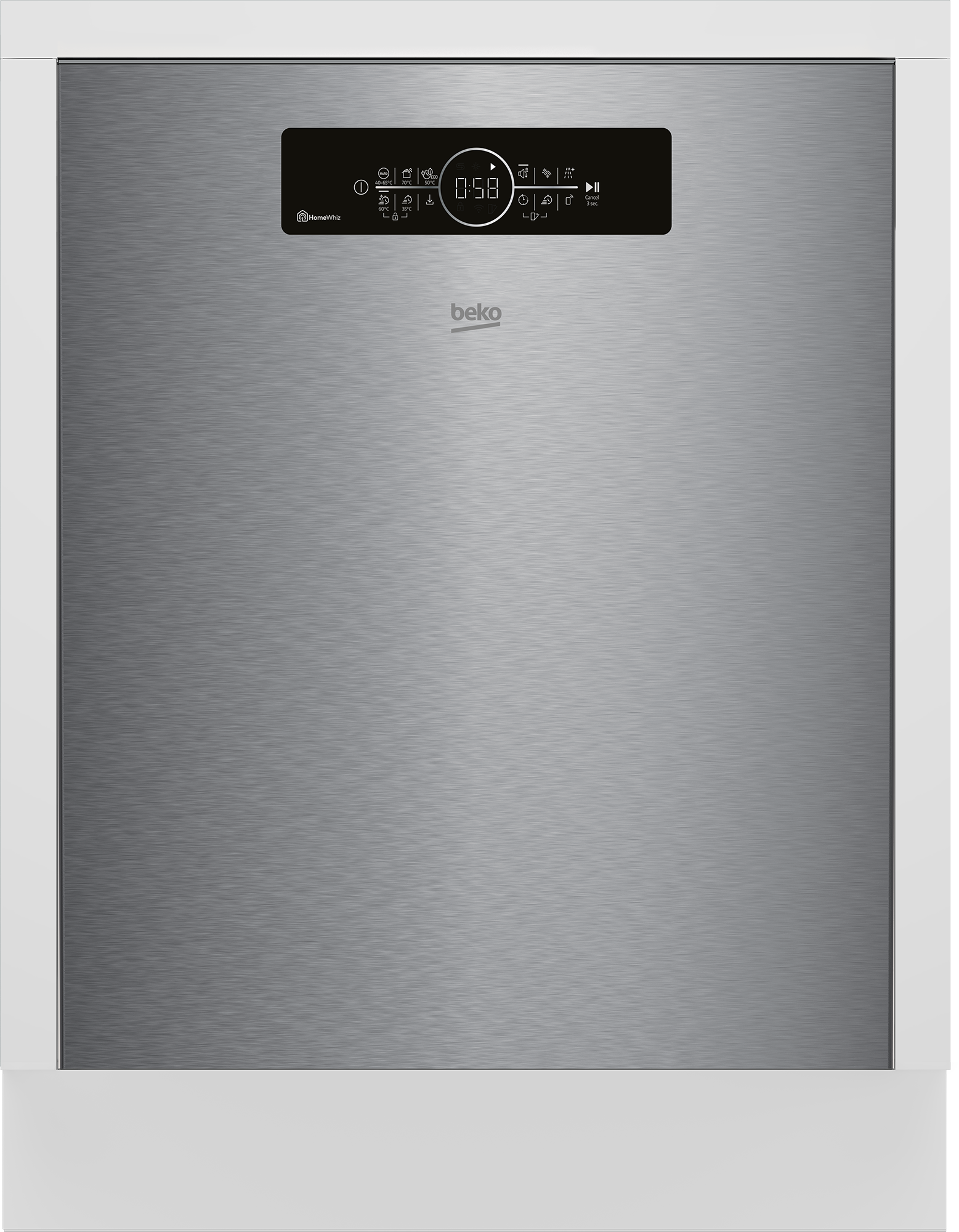 BEKO Unterbaugeschirrspüler »BDUN16R46XW« 9,5 l 15 tlg. Maßgedecke Quick&Shine – schnelle Reinigung mit optimaler Trocknung