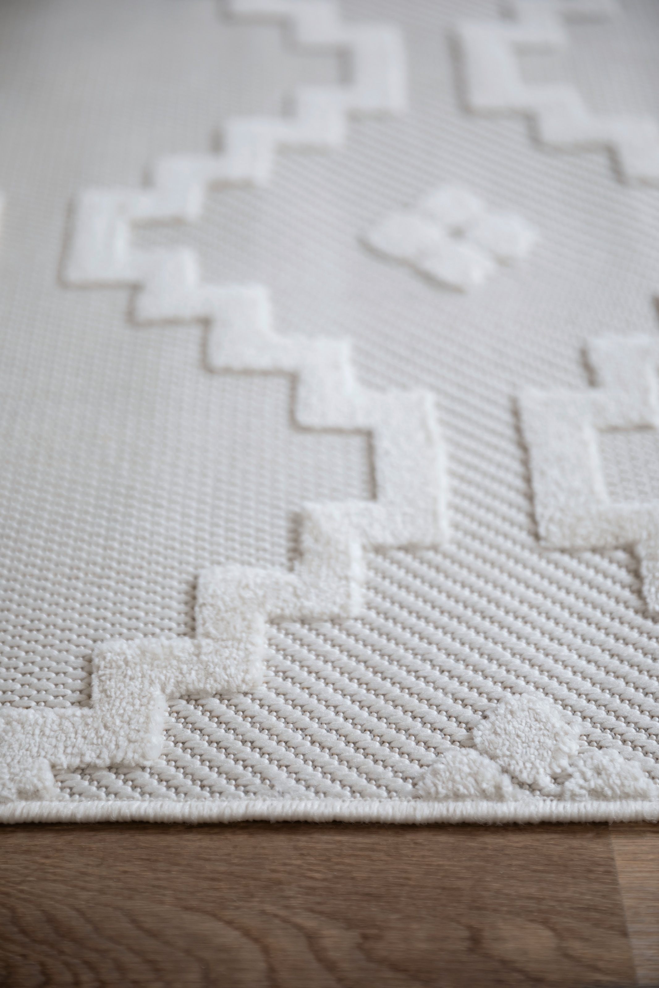 SCHÖNER WOHNEN-Kollektion Teppich »Summer 6352« rechteckig 6 mm Höhe In- und Outdoor geeignet, Hoch Tief Struktur, Robuster Teppich