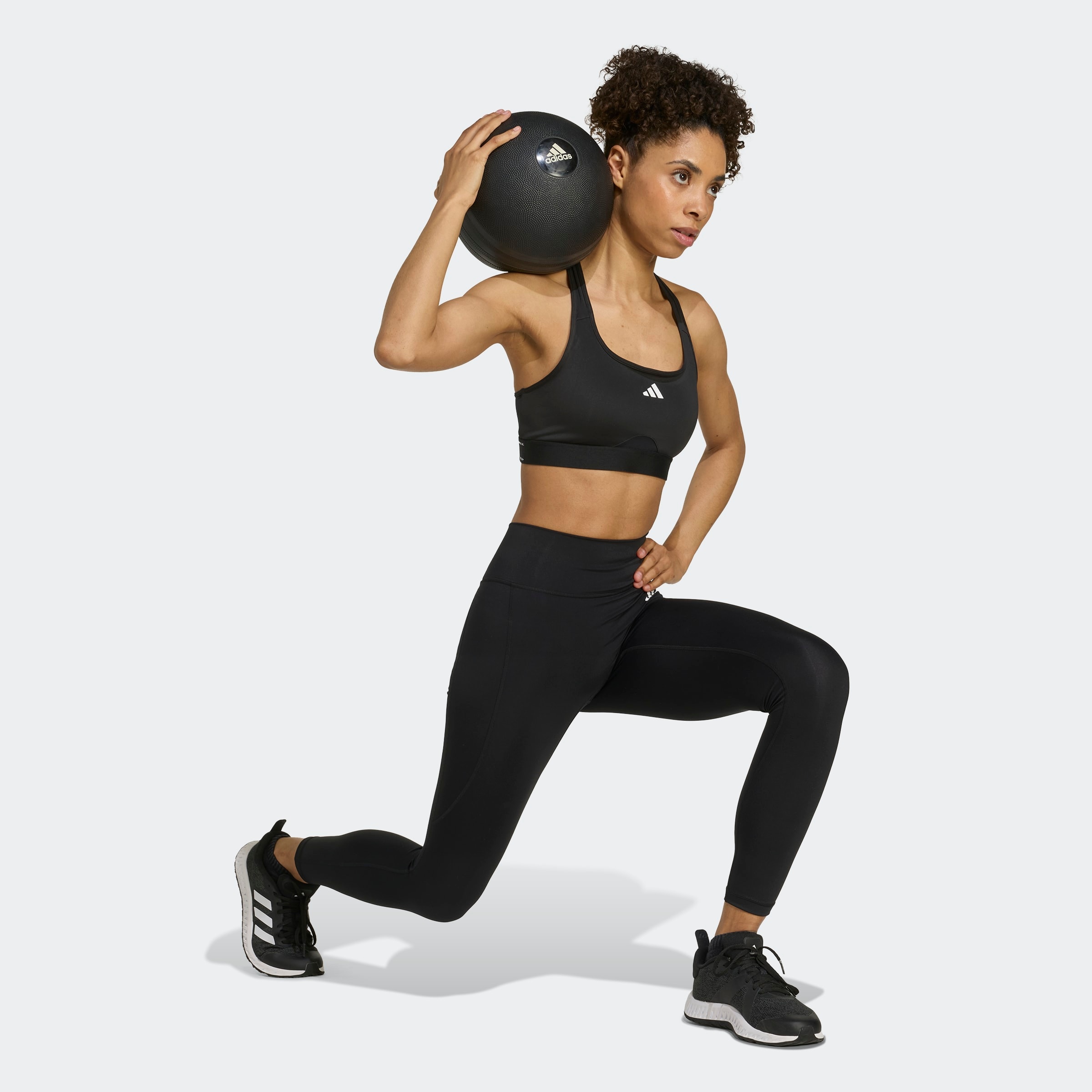 adidas Performance Trainingstights »OPTIME ESSENTIALS 7/8-LEGGINGS, OHNE VORDERNAHT«