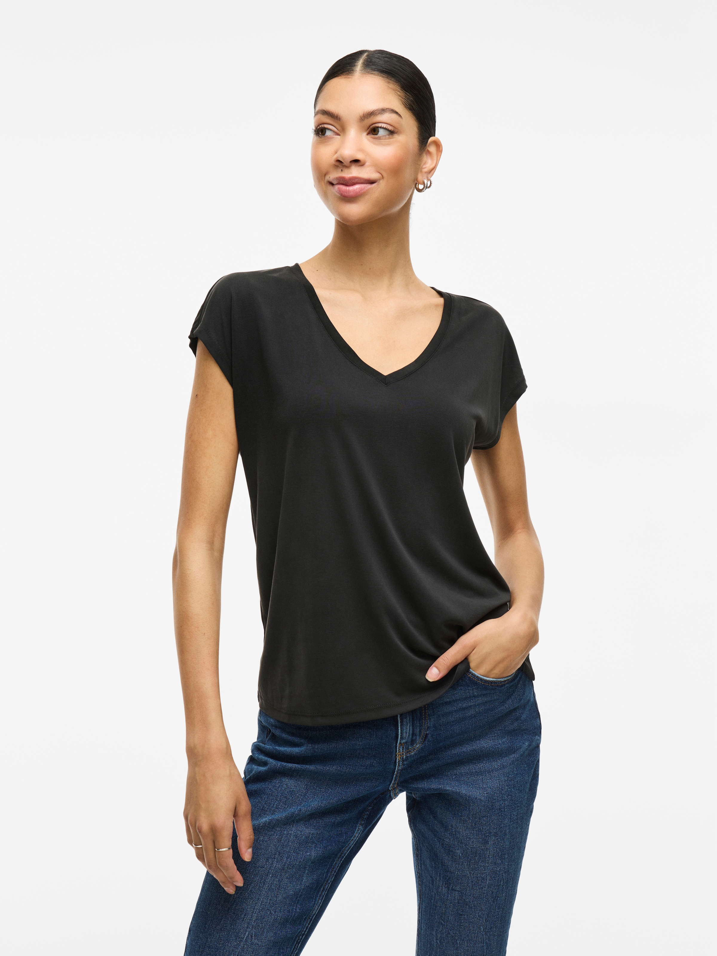 Vila Kurzarmshirt »VIMODALA«