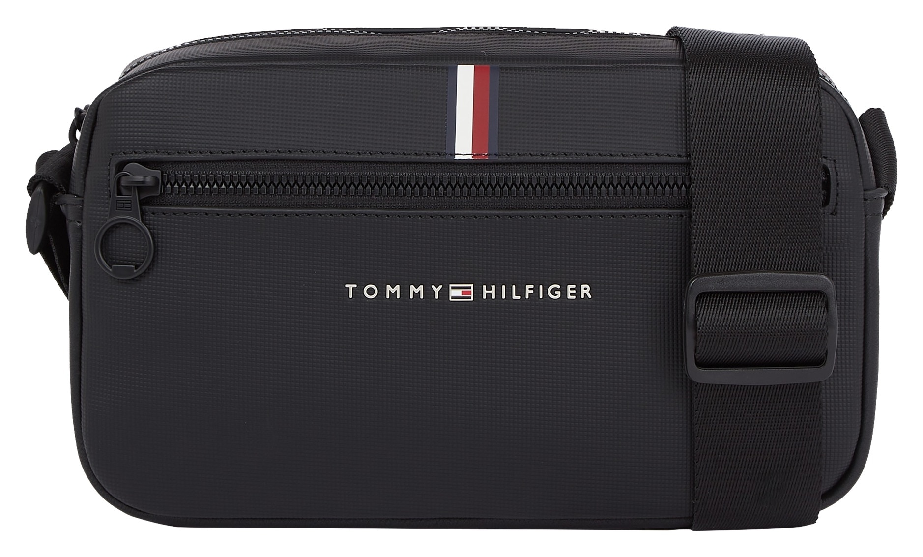 [Im Angebot zum Schnäppchenpreis] Tommy Hilfiger Mini Bag »TH EW online charakteristischem shoppen PIQUE Streifendetail bei ESSENTIAL OTTO mit REPORTER«