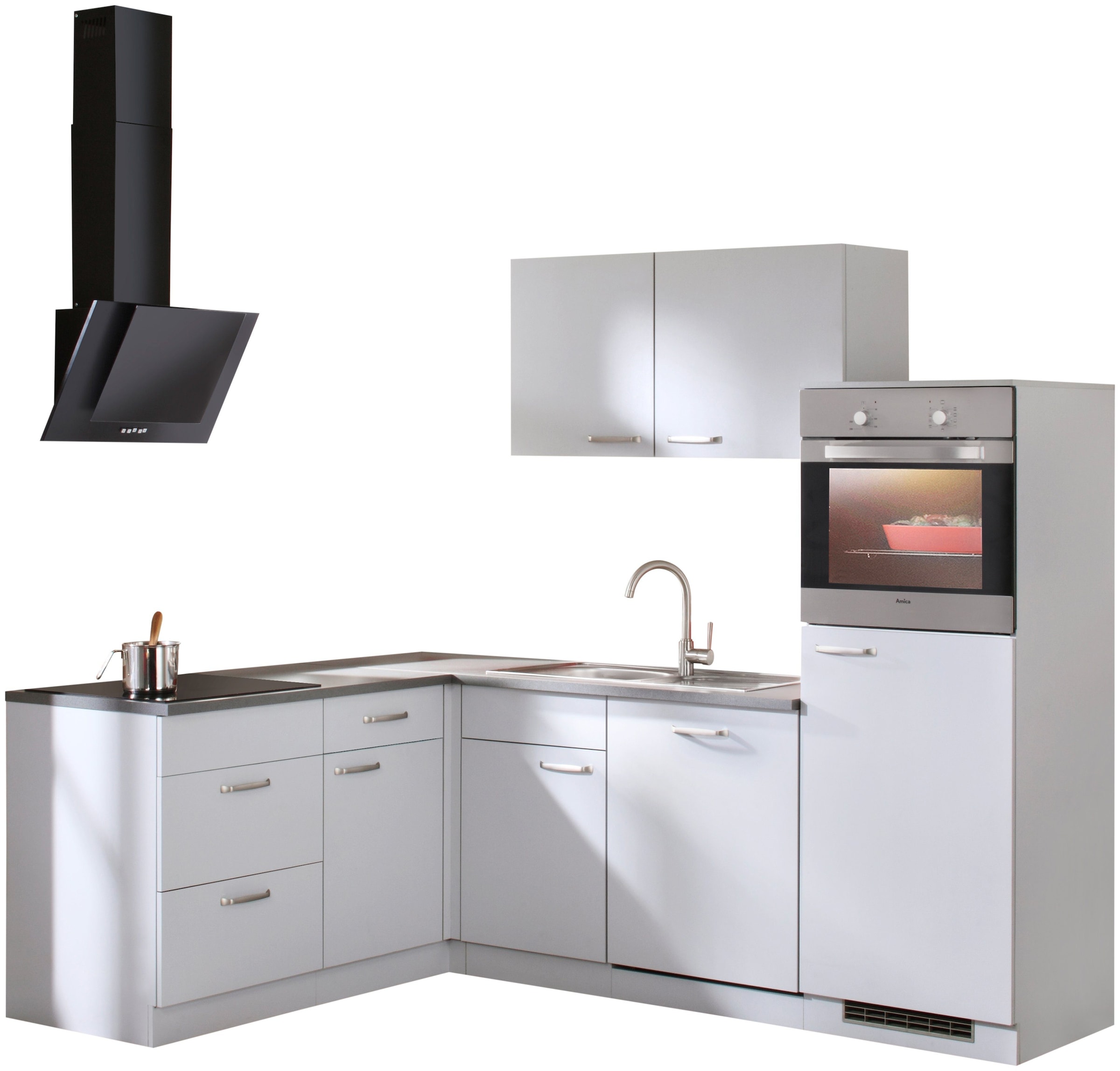 wiho Küchen 170 kaufen Winkelküche 230 online OTTO mit E-Geräten, bei »Michigan«, x cm