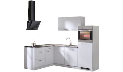 wiho Küchen Winkelküche »Michigan«, mit E-Geräten, 230 x 170 cm kaufen