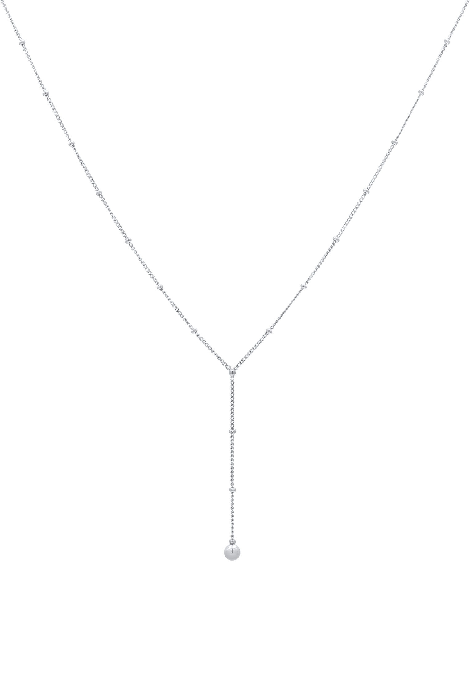 Elli Choker »Halskette Choker Y-kette Kugelkette Basic 925 Silber«