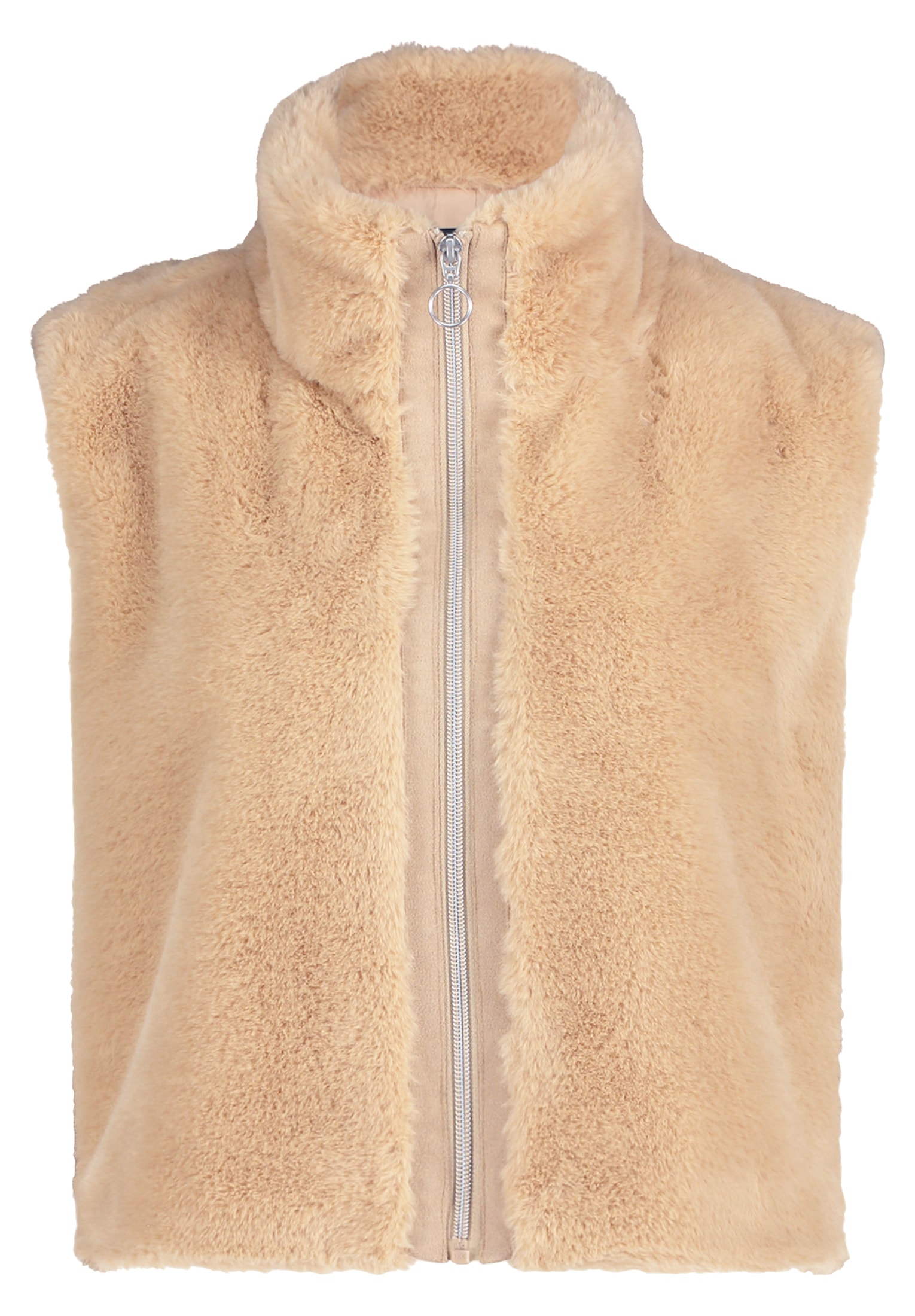 Betty Barclay Fellimitatweste »Plüschweste mit Reißverschluss«