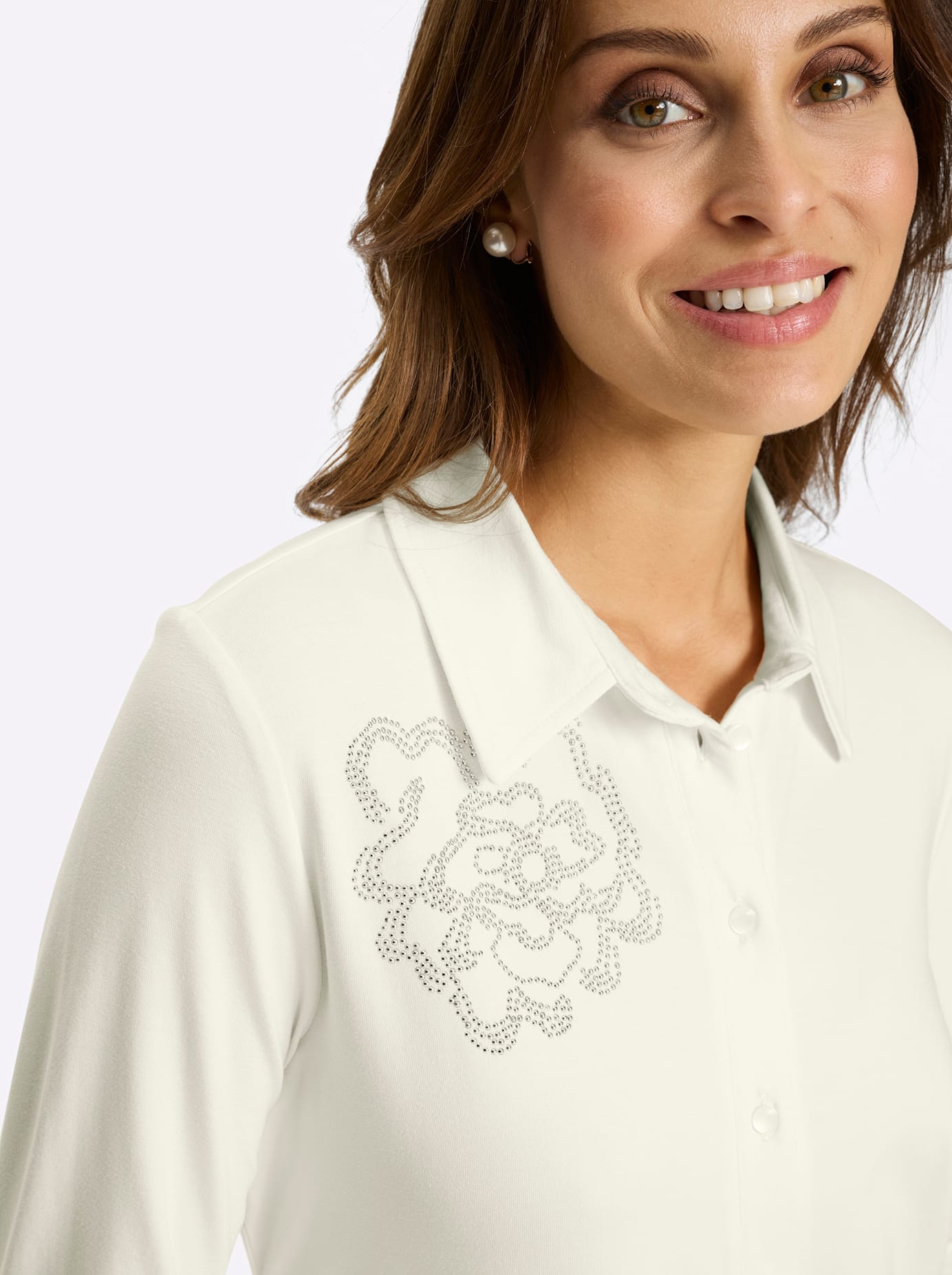 Lady Klassische Bluse