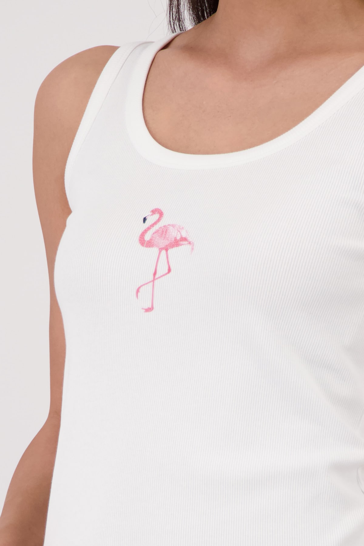 Monari Tanktop »Top Flamingo« Regular fit mit Flamingo-Print