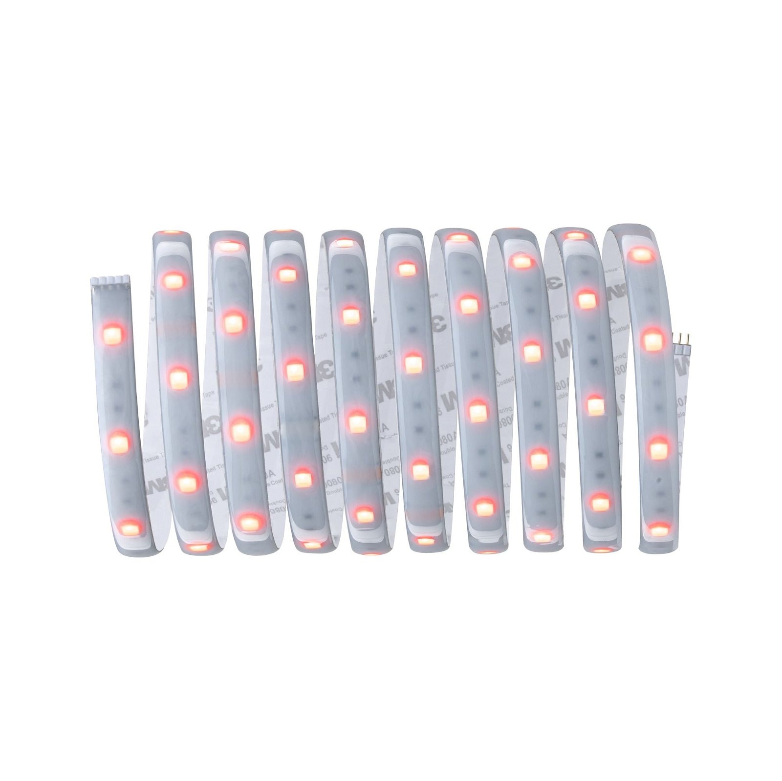 Paulmann LED-Streifen »MaxLED 250 Basisset 3m 20W 230/24V 36VA Silber Kunststoff«, 1 St.-flammig, RGBW IP44 Cover 3000K