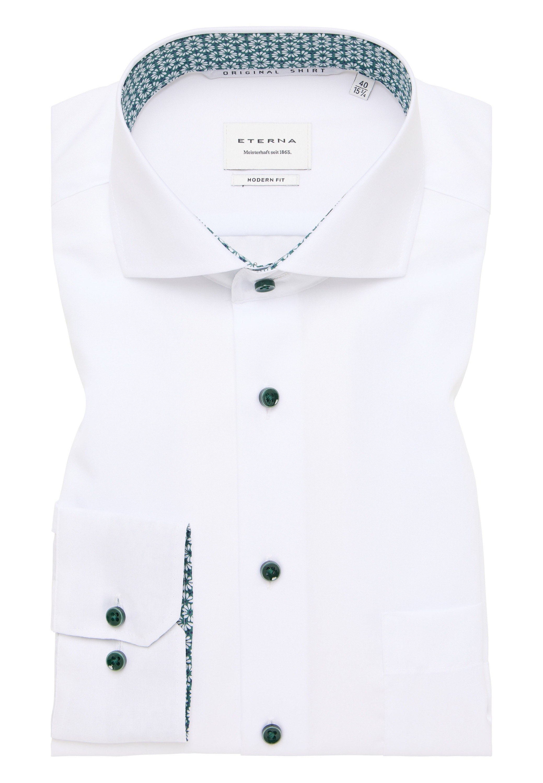 Eterna Langarmhemd »MODERN FIT«, NON IRON (bügelfrei)
