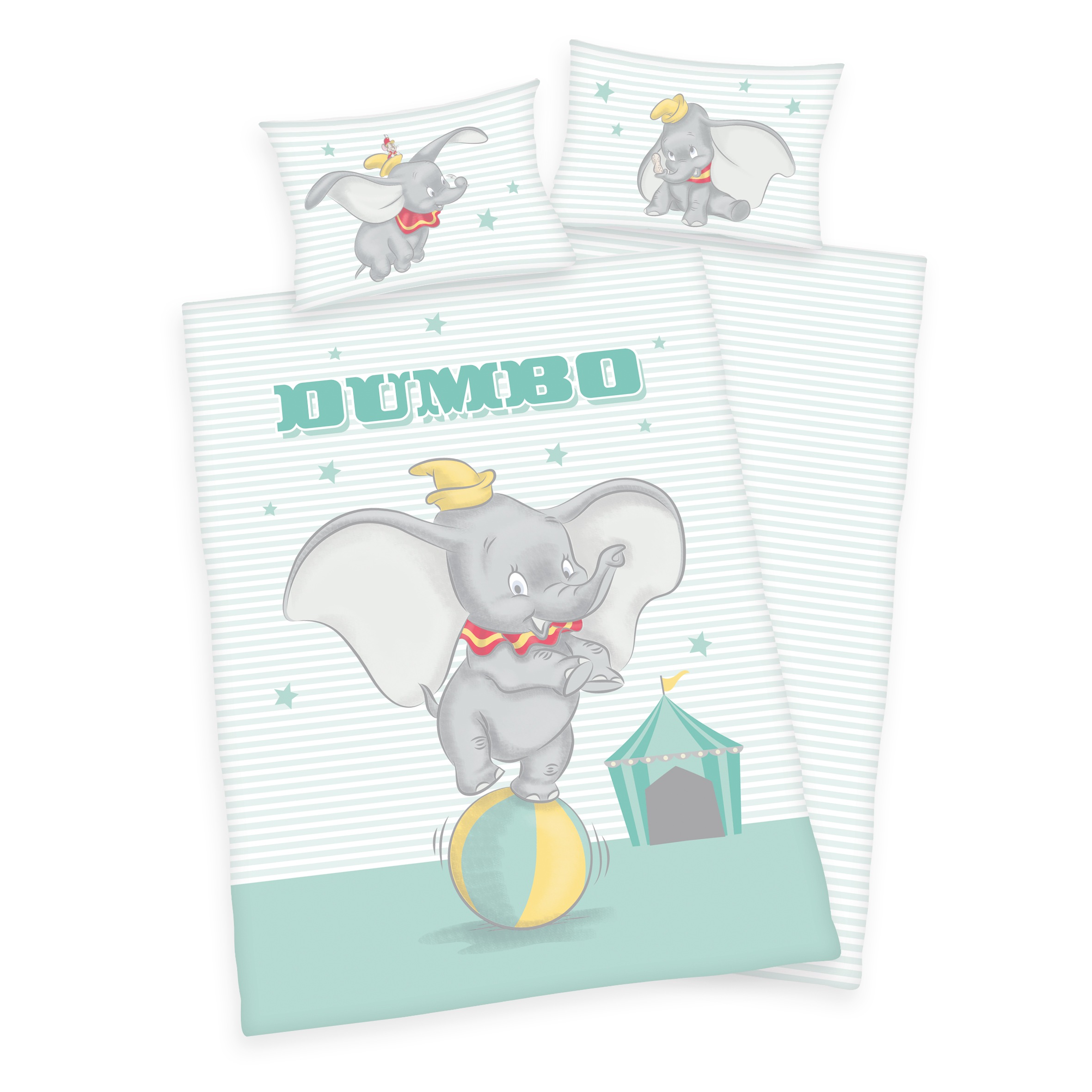 Herding Babybettwäsche »Dumbo, Baumwoll-Renforcé«, (2 tlg.)