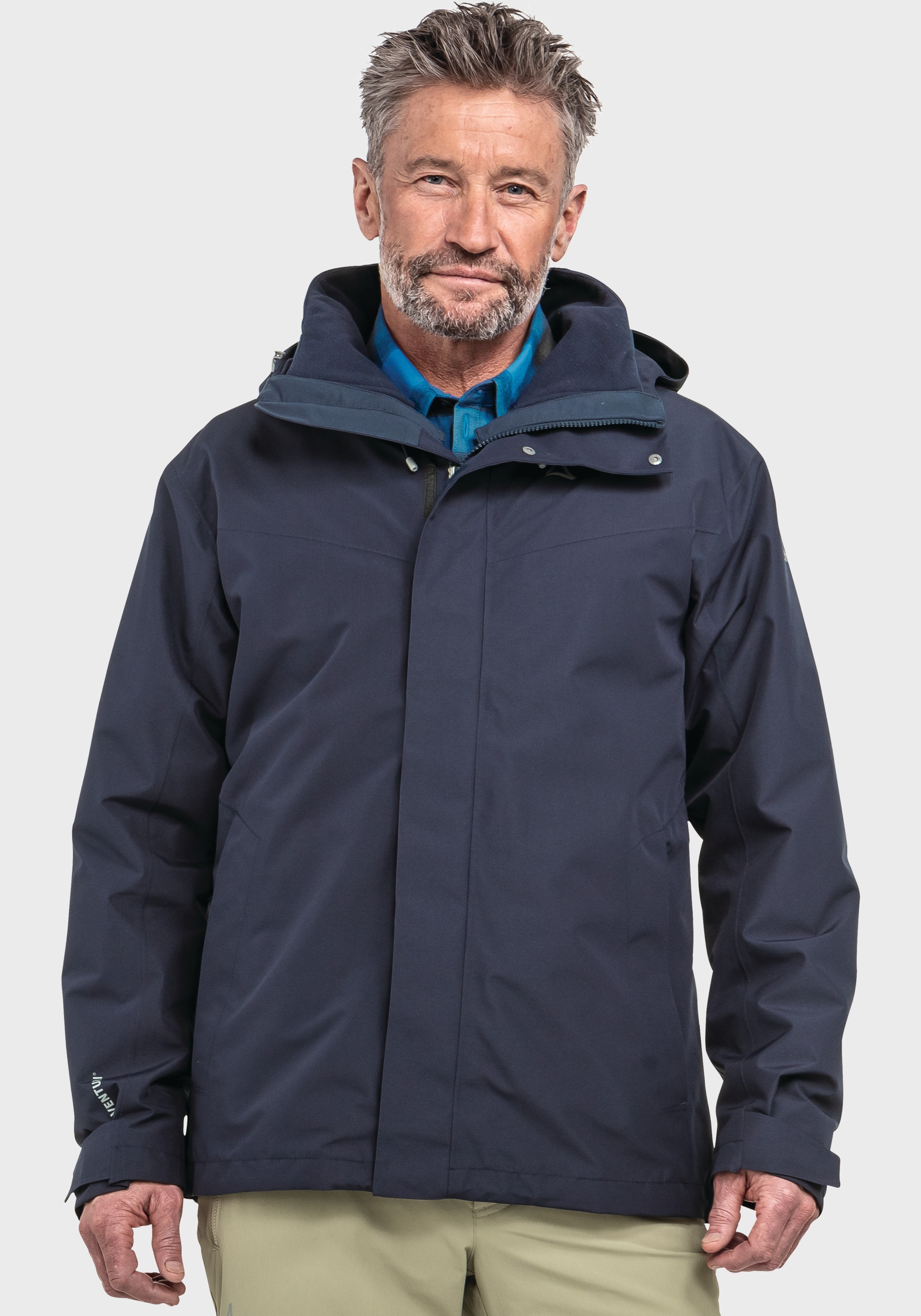 Schöffel Doppeljacke »Hiking 3in1 Jacket Style Okere MNS«, mit Kapuze