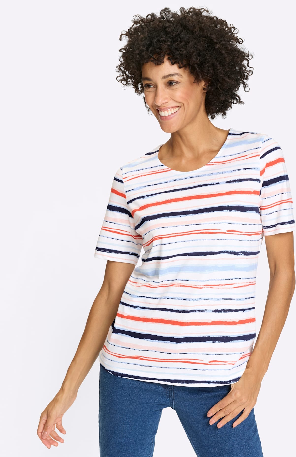 Classic Basics Rundhalsshirt »Rundhals-Shirt« 1 tlg.