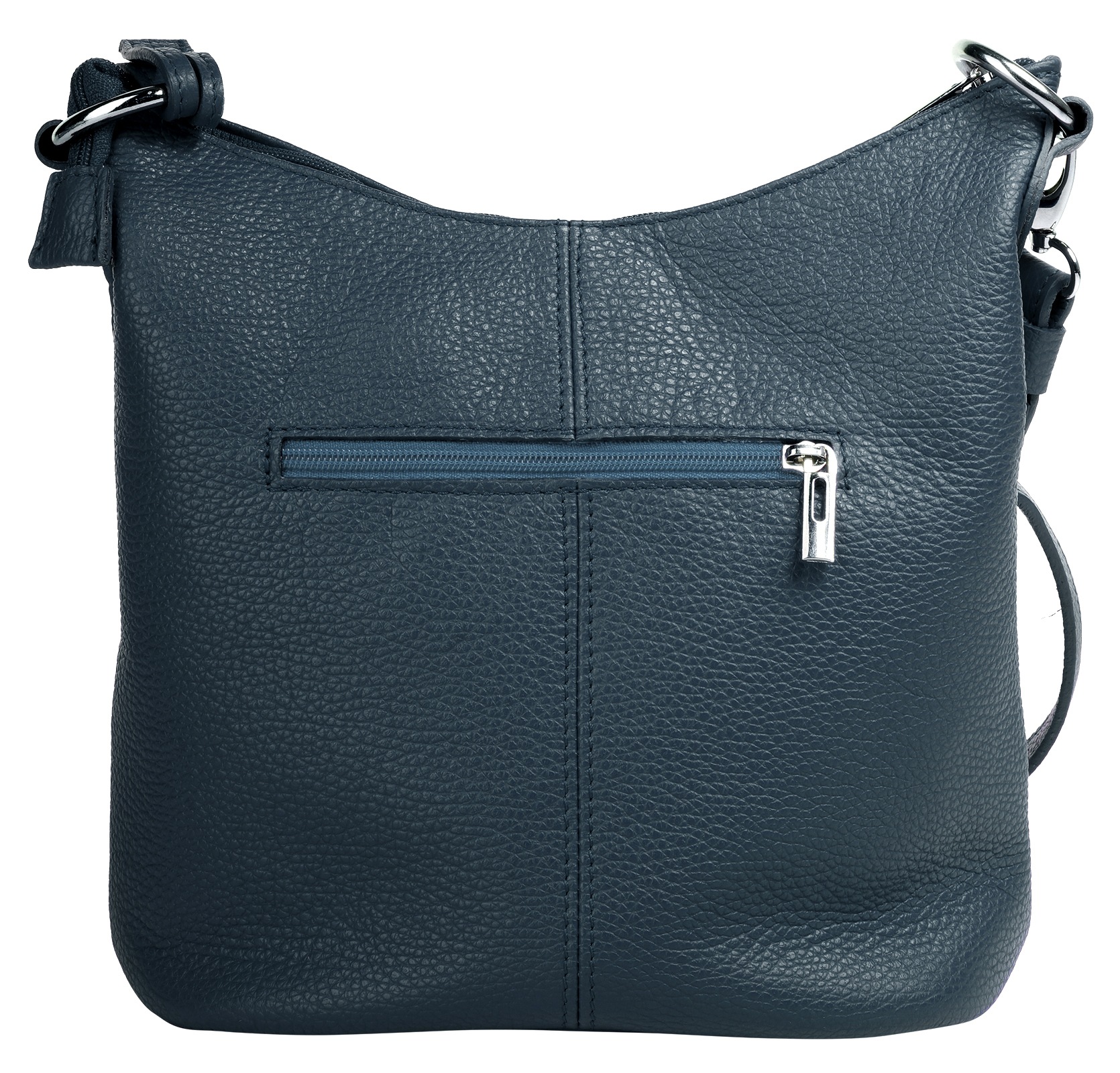 Cluty Umhängetasche, echt Leder, Made in Italy