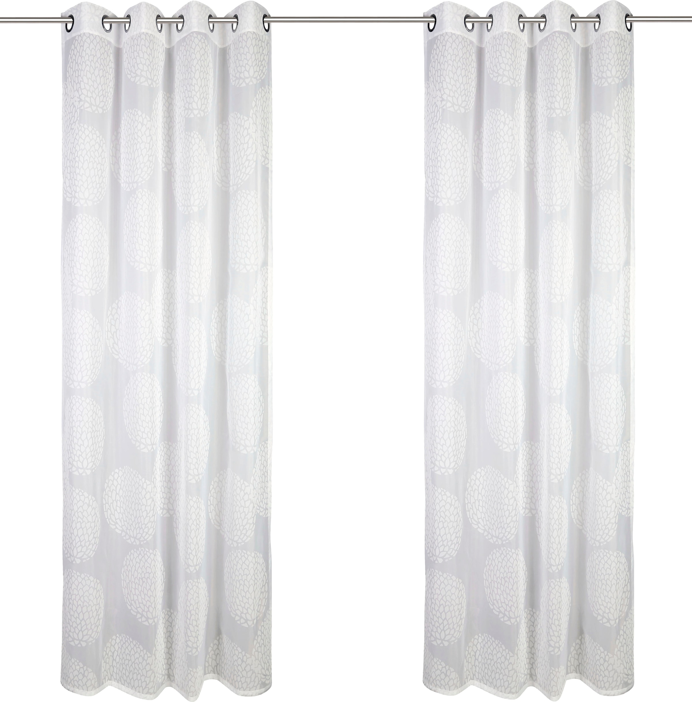 my home Gardine »BELEM«, (1 St.), 1 Schal, Transparent, Voile, Polyester  kaufen bei OTTO